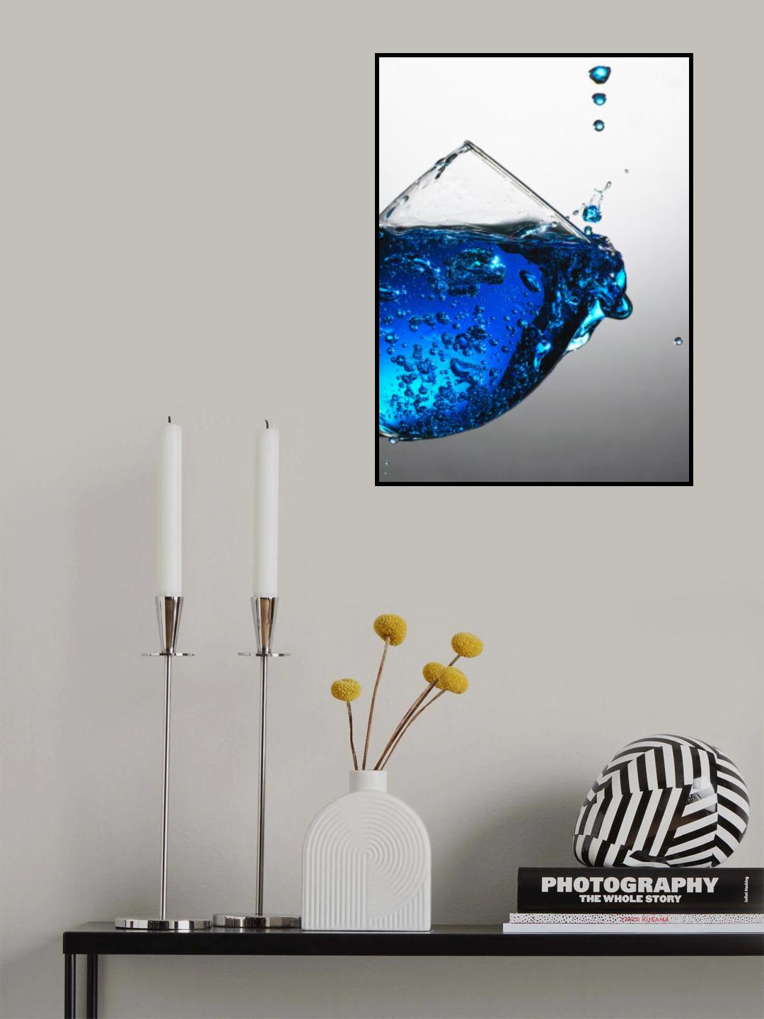 Imitation blue Poster och Canvastavla