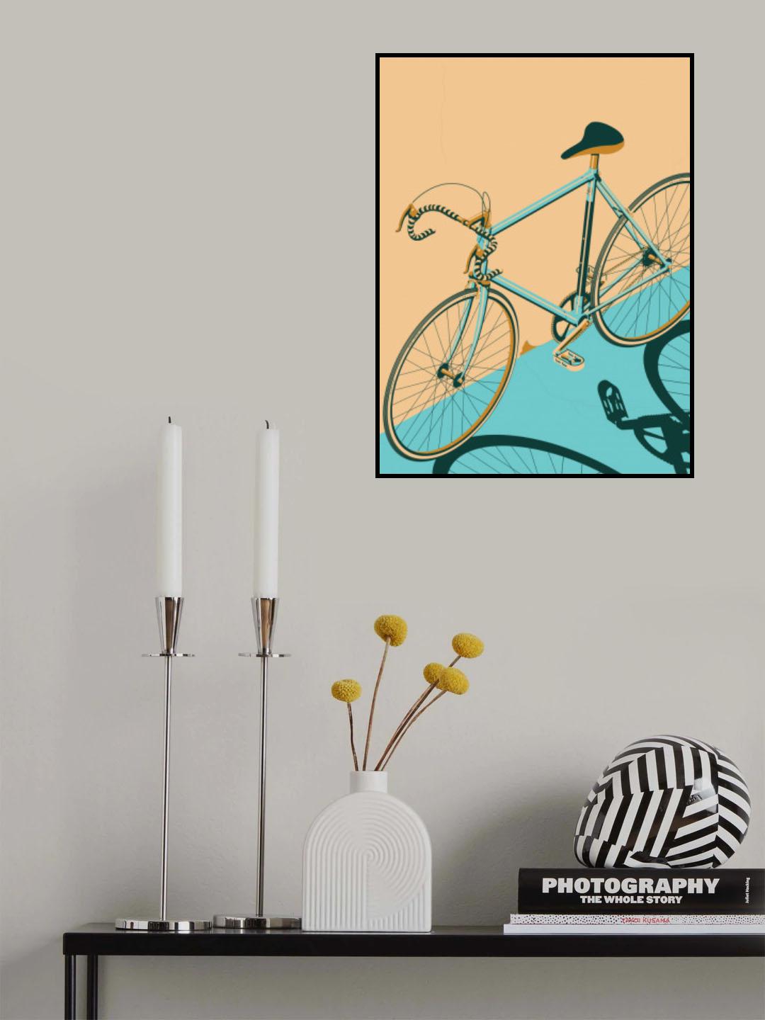 Isometric Bicycle Poster och Canvastavla
