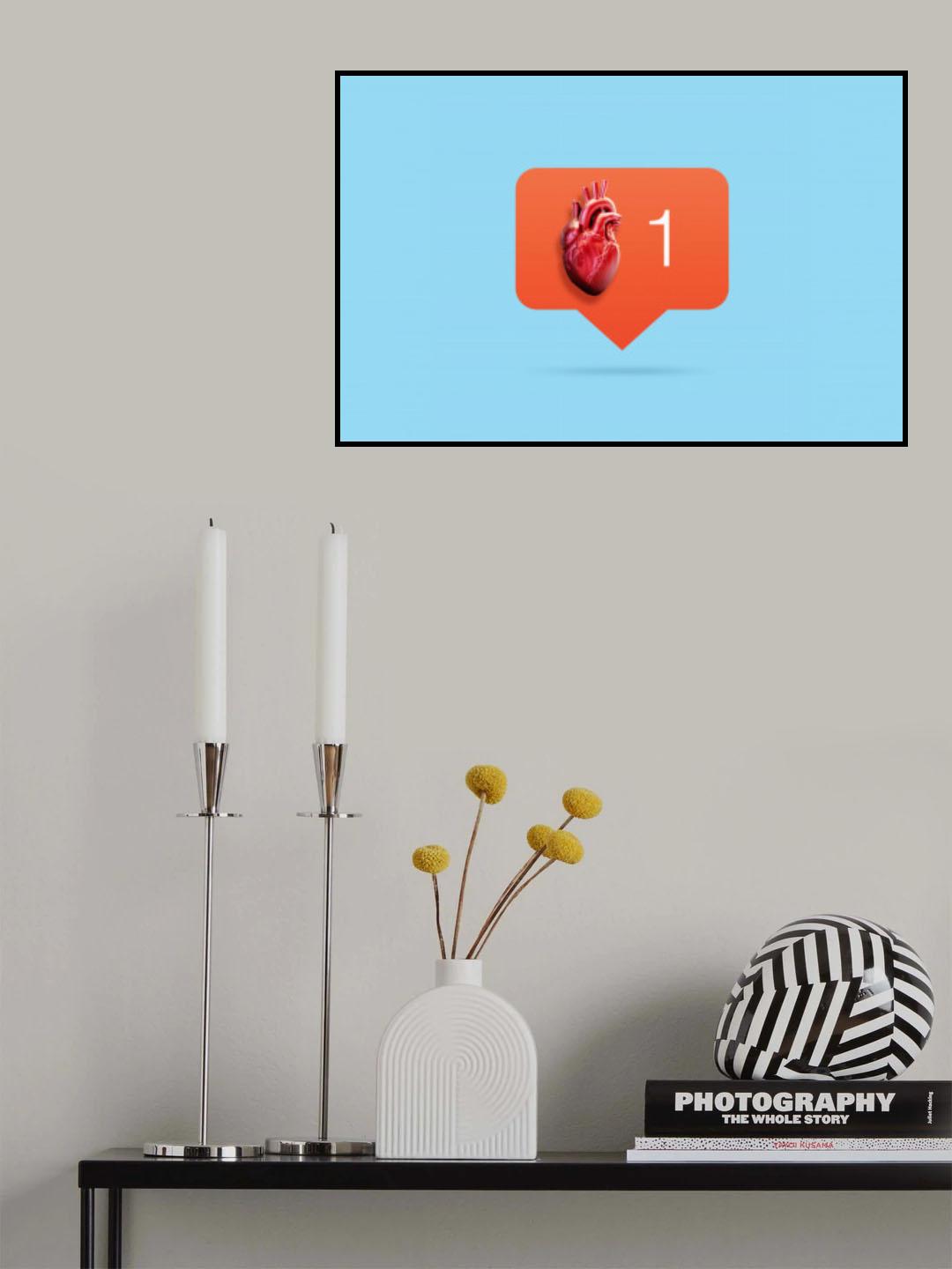 Like from Heart Poster och Canvastavla