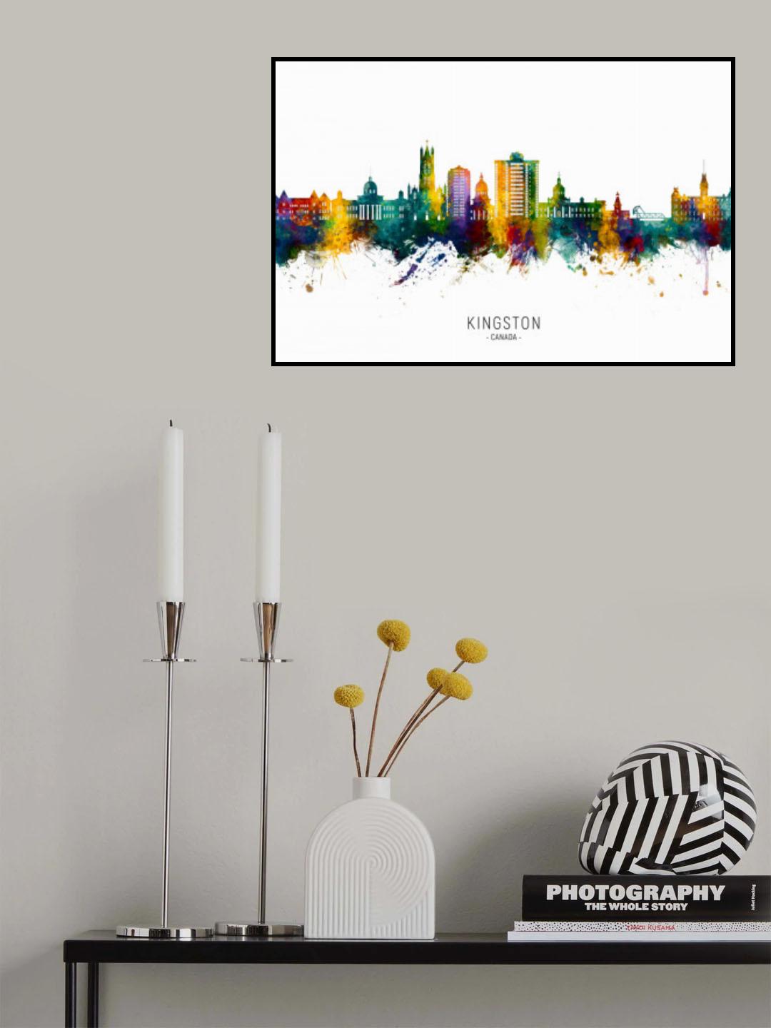 Kingston Canada Skyline Poster och Canvastavla