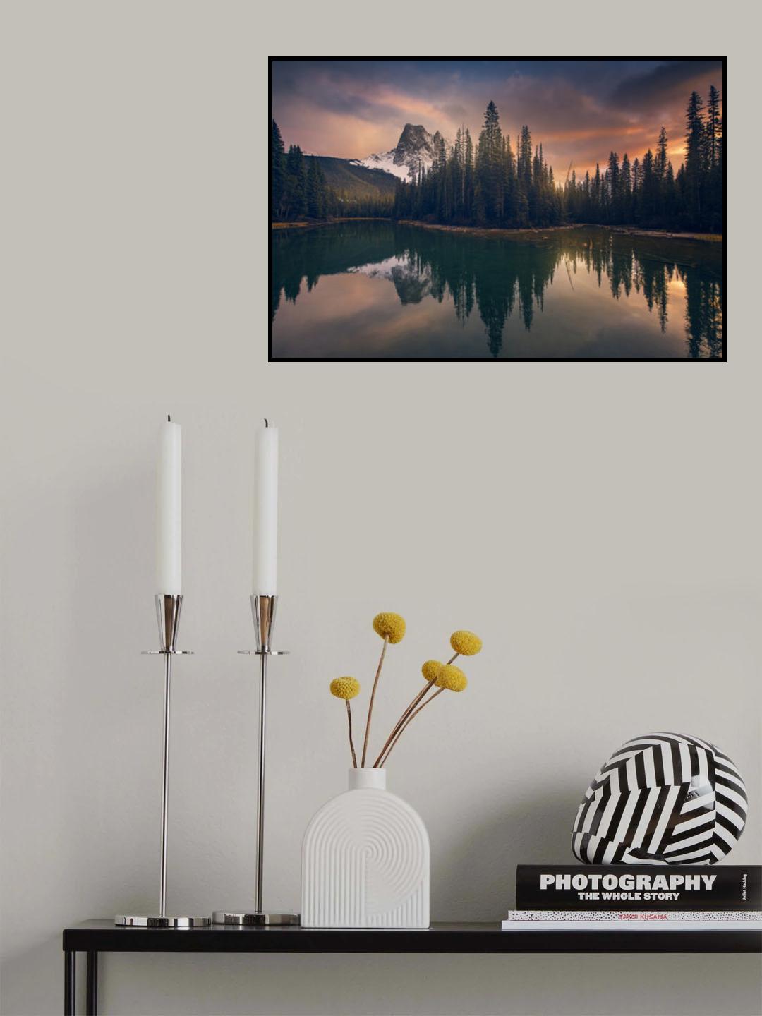 Emerald Lake, Canada Poster och Canvastavla
