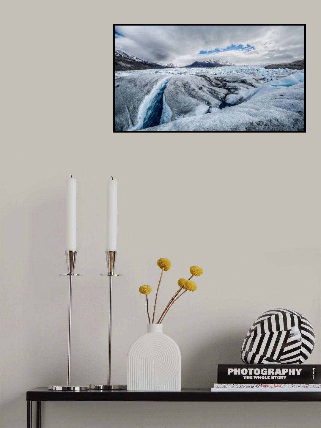 Glaciar Poster och Canvastavla