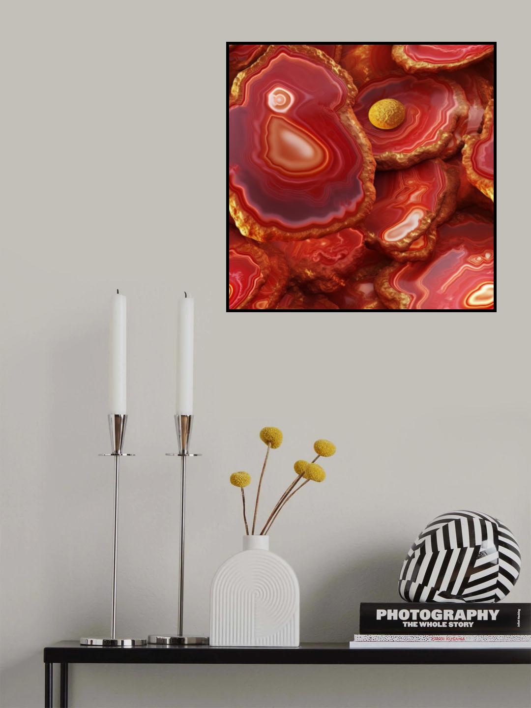 Agate 65 Poster och Canvastavla