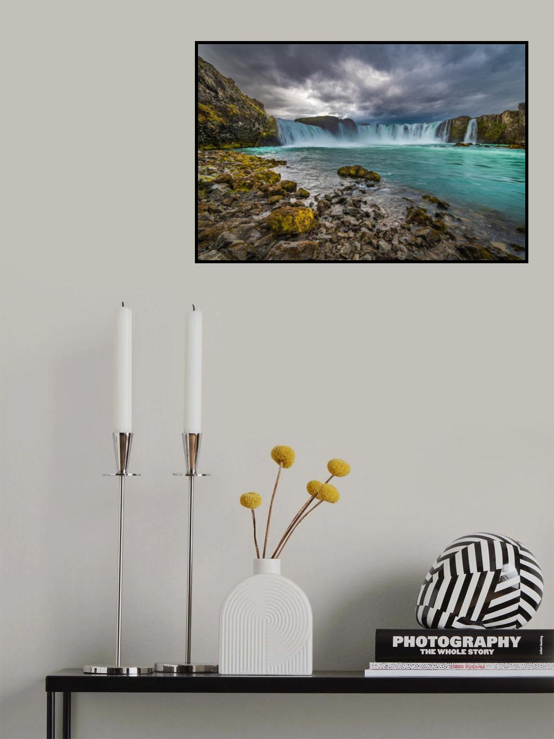 Godafoss Poster och Canvastavla