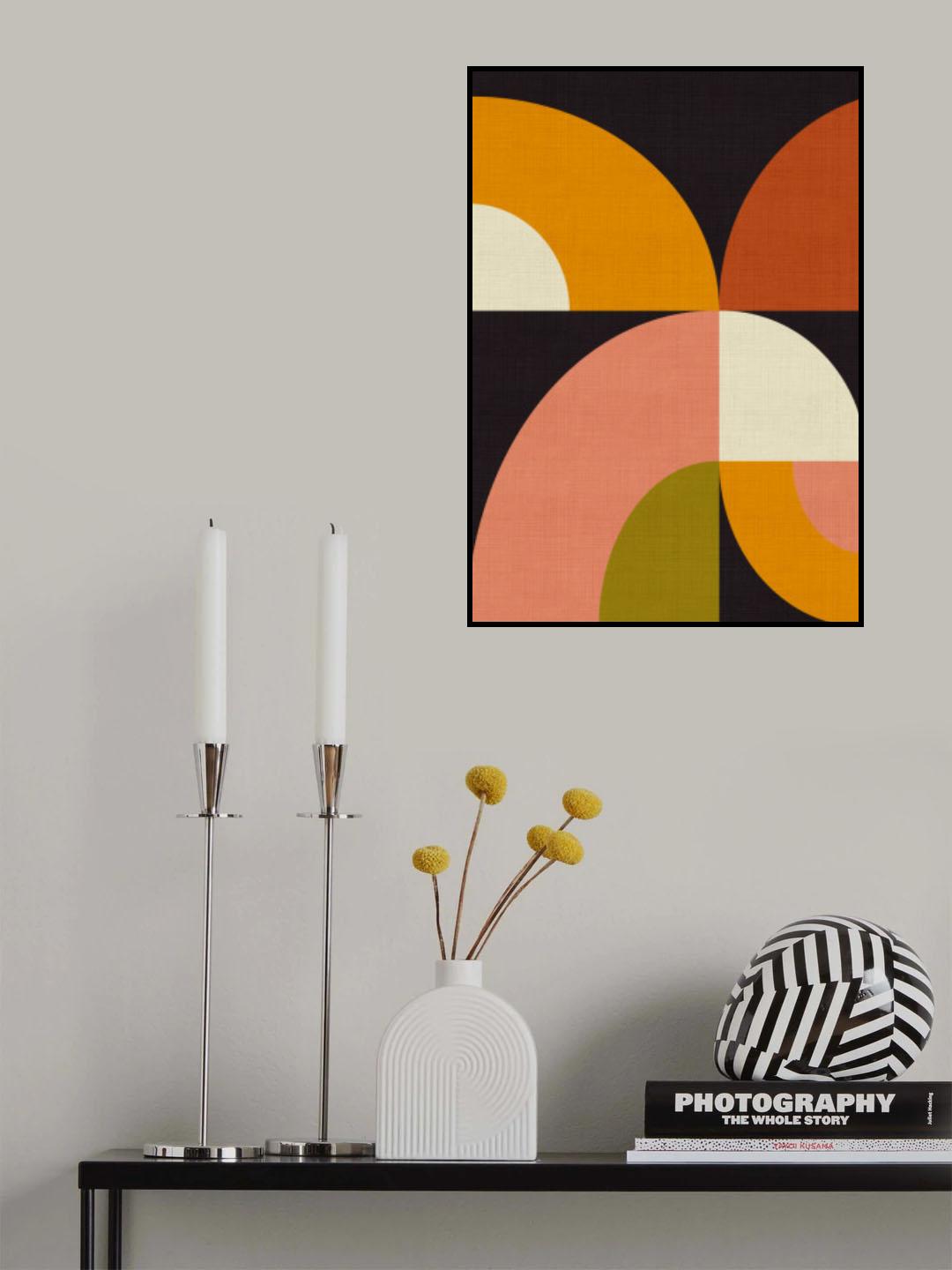 Geo Shapes Fall 21 Geo Poster och Canvastavla