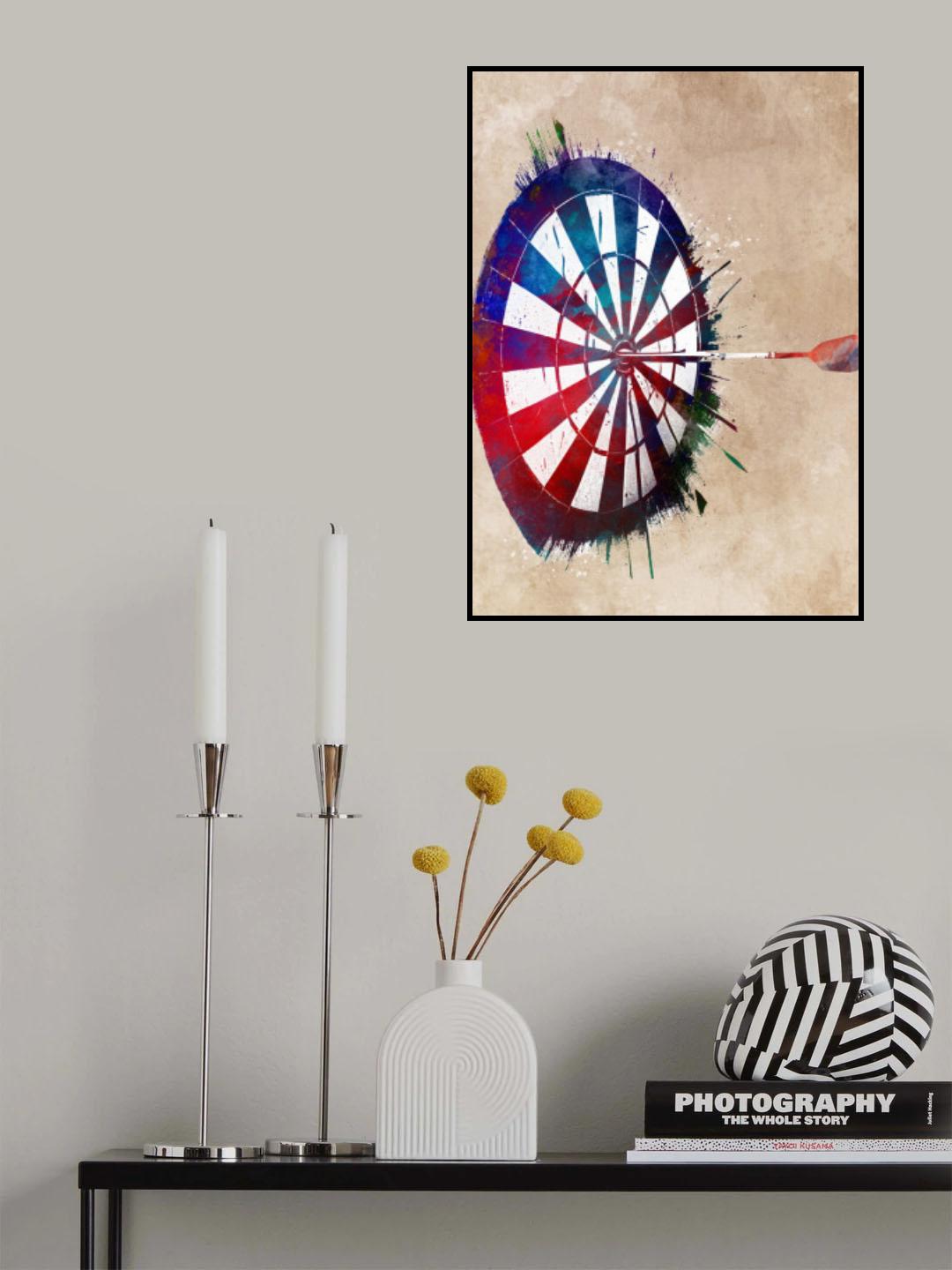 Dart Sport Art 8 Poster och Canvastavla