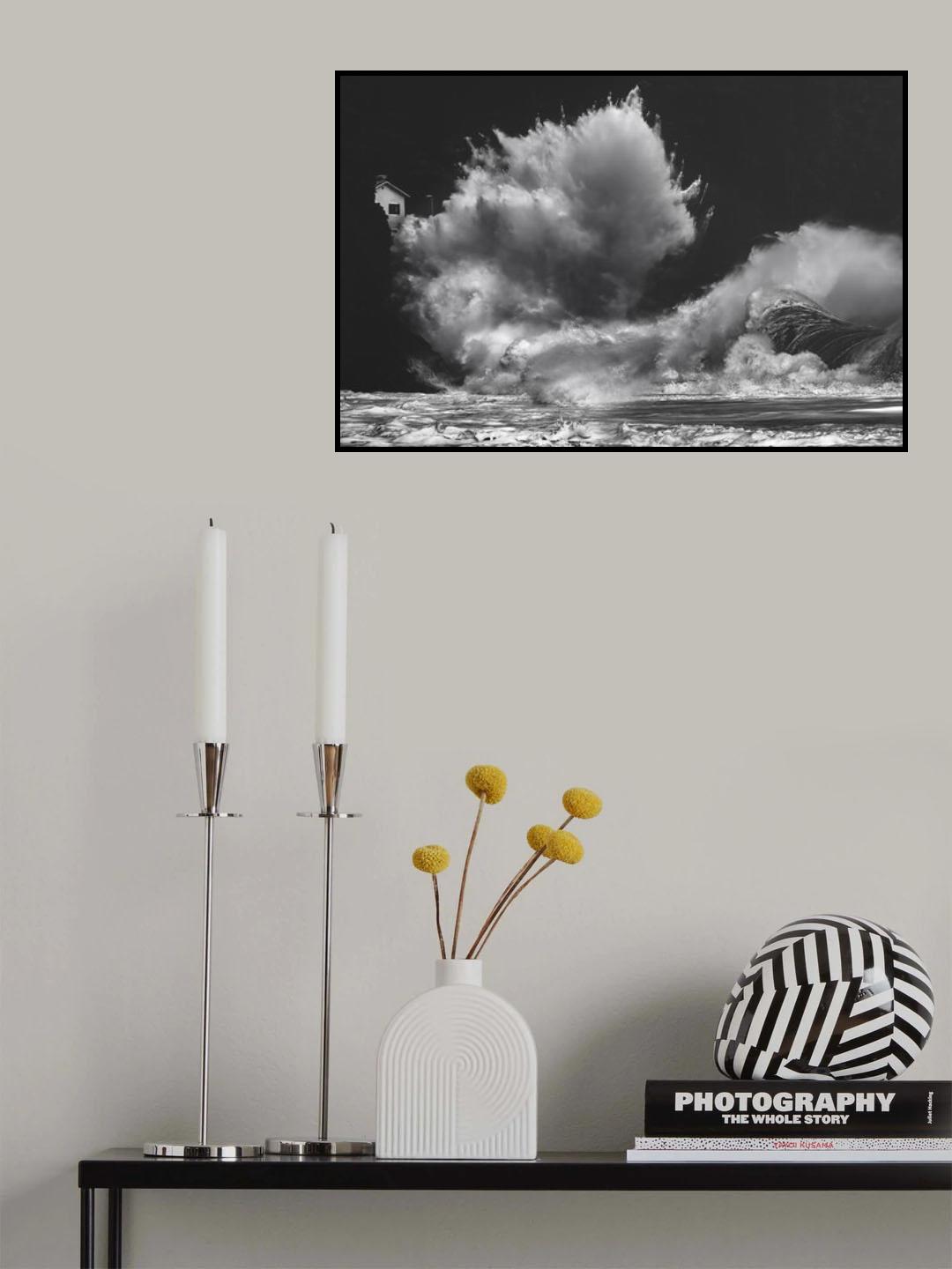 AN UNIQUE VISTA ON THE WAVES Poster och Canvastavla