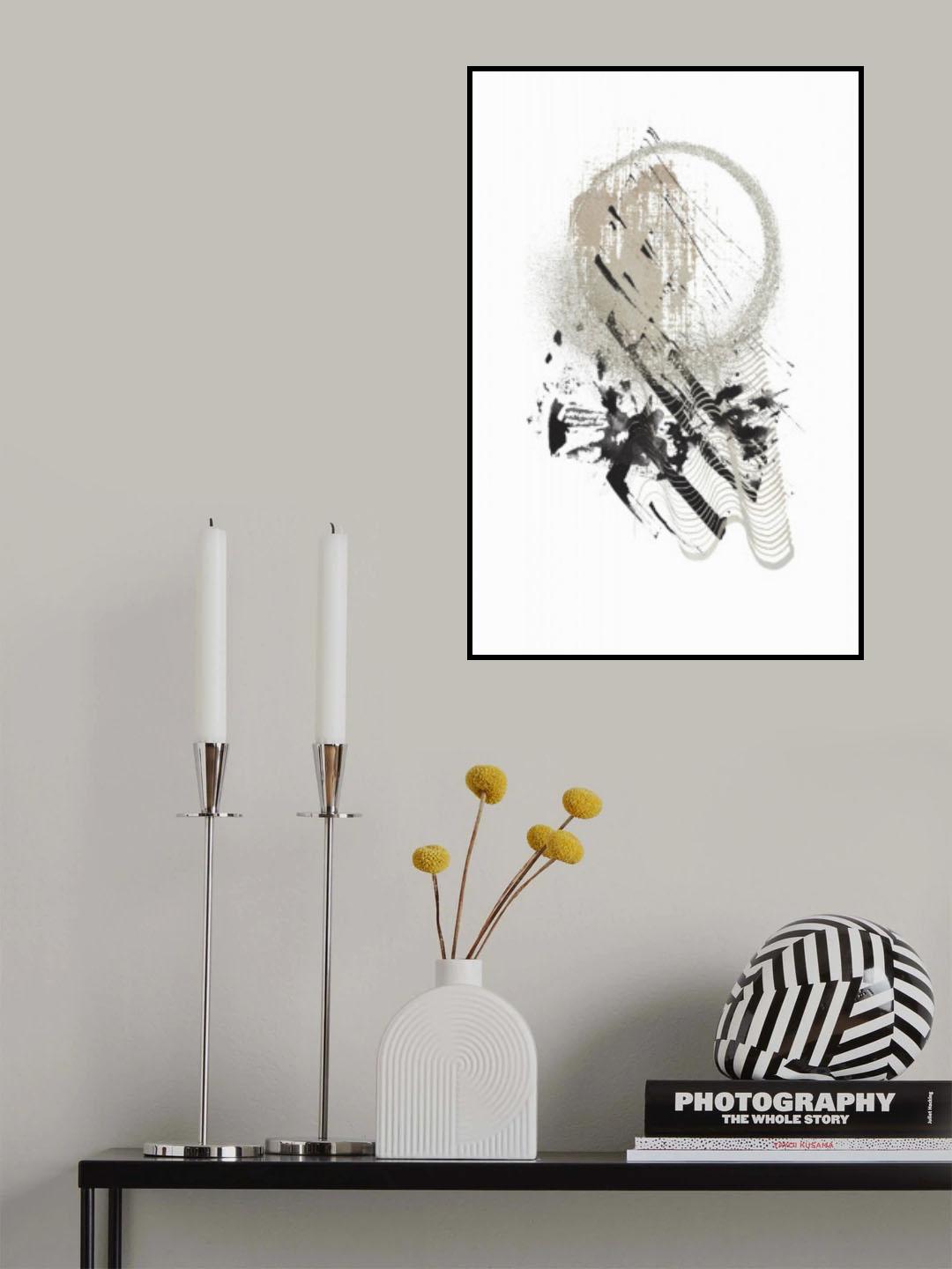 Black N Silver 3 Poster och Canvastavla