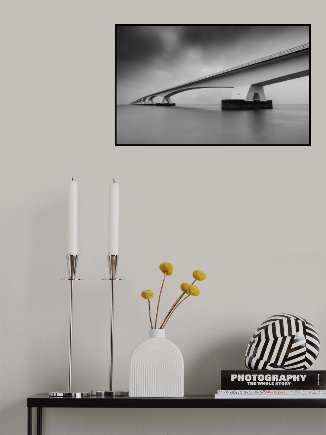 A Bridge Too Long Poster och Canvastavla