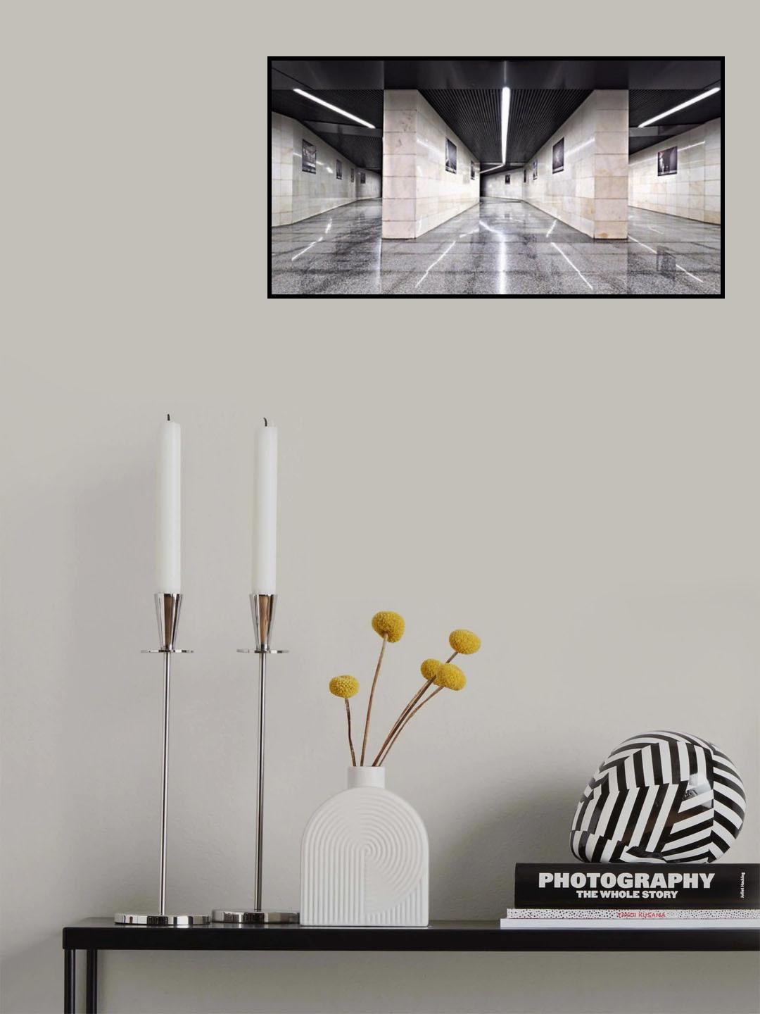 Moscow metro - Labyrinth Poster och Canvastavla