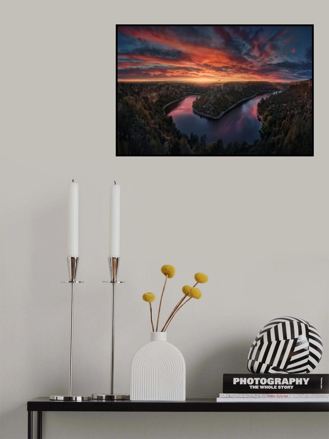 Hoces de Duraton Poster och Canvastavla