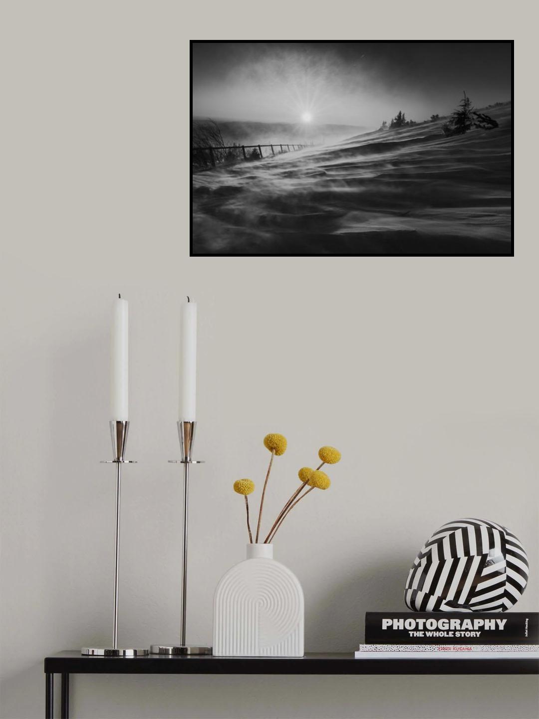 Snow-storm Poster och Canvastavla