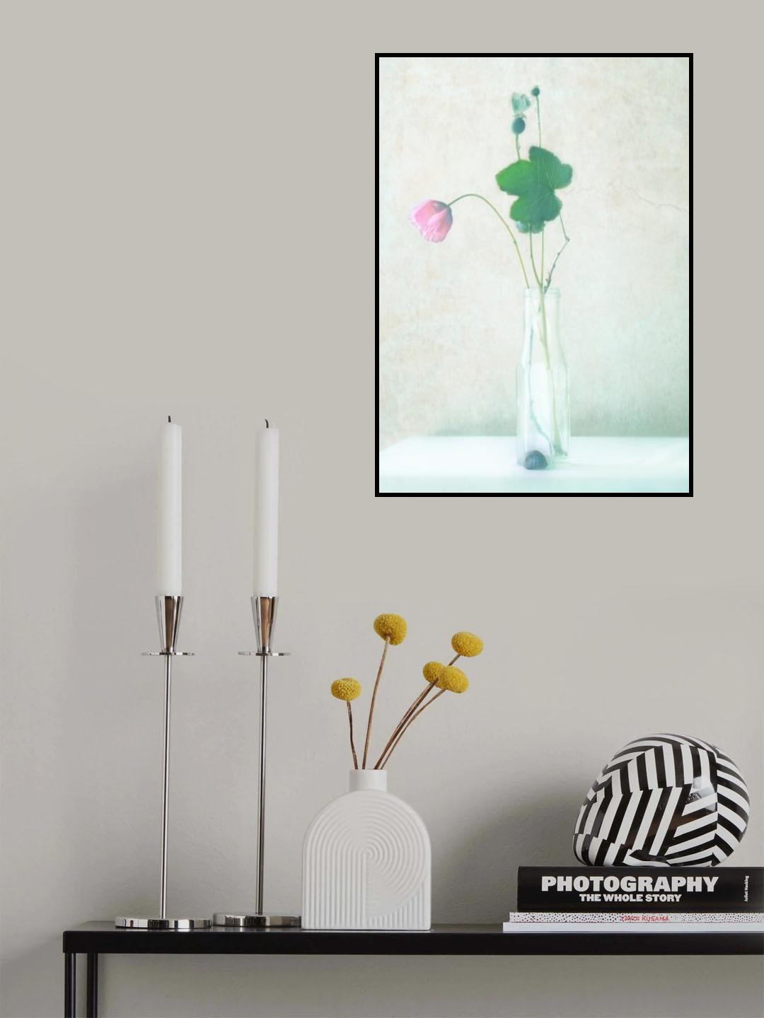 The Pink Flower Poster och Canvastavla