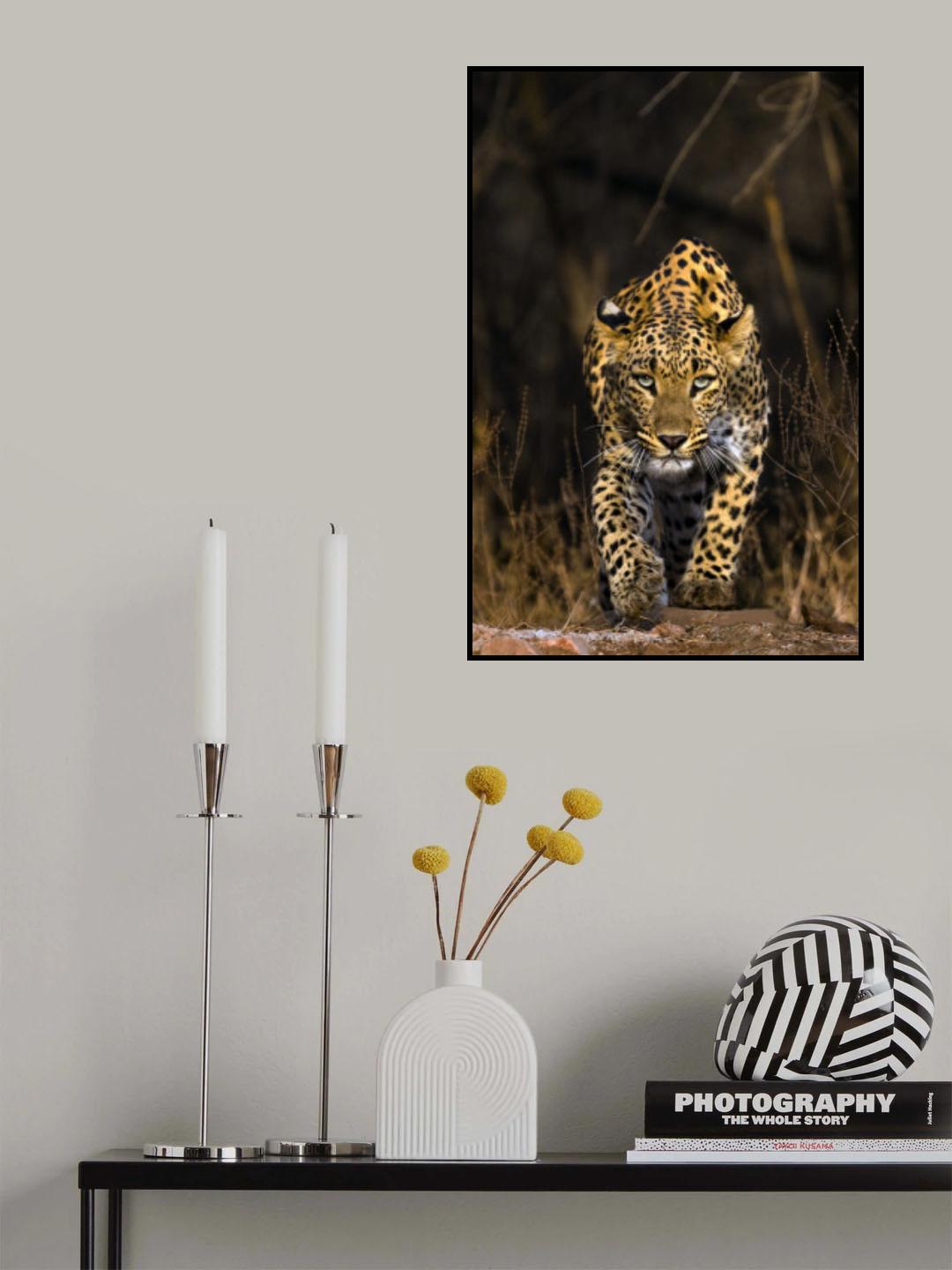 The Jungle Fire Poster och Canvastavla