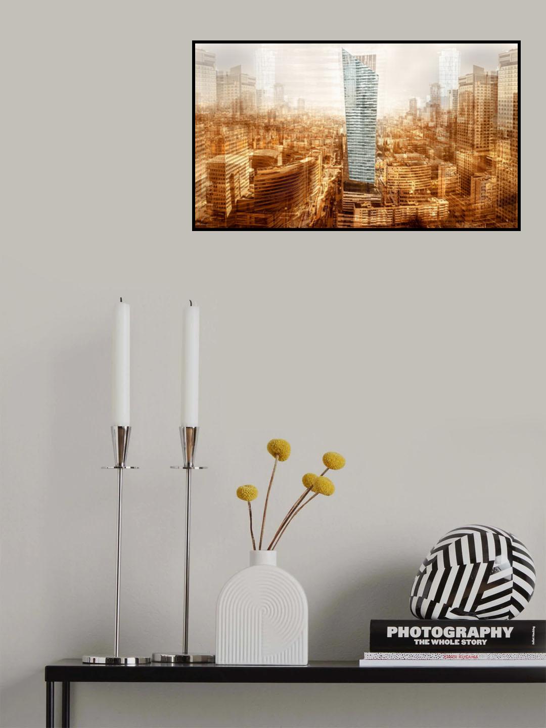 Warsaw Towers Poster och Canvastavla