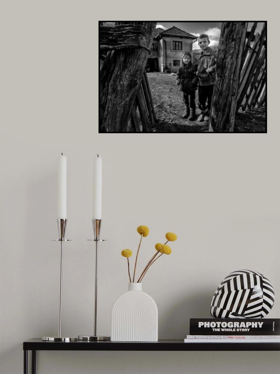 Carefree Childhood Poster och Canvastavla