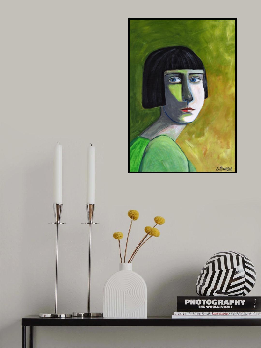 Lady with the Look Poster och Canvastavla