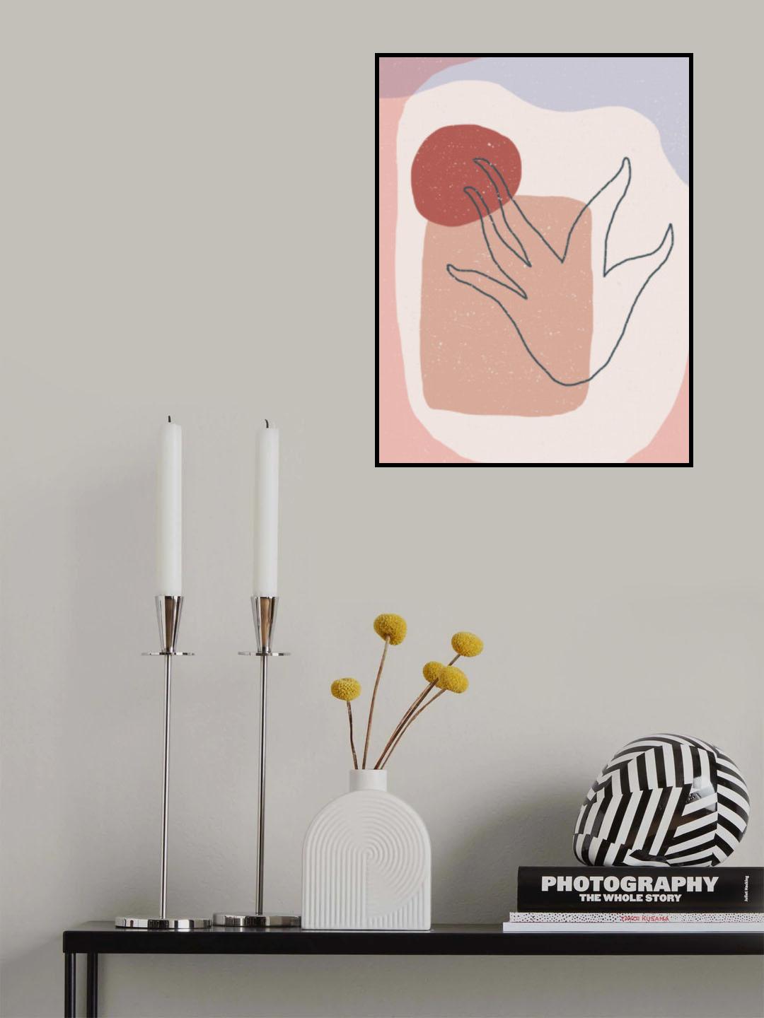 Boho Plant Poster och Canvastavla
