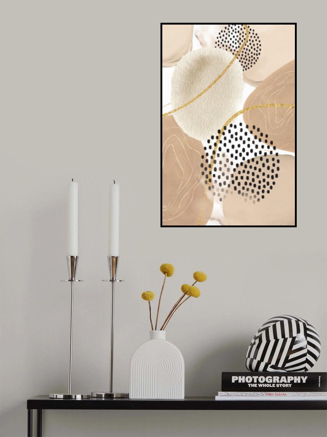 Jealous Beige-2 Poster och Canvastavla