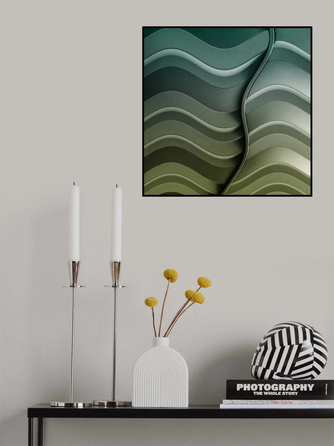 Broken waves Poster och Canvastavla