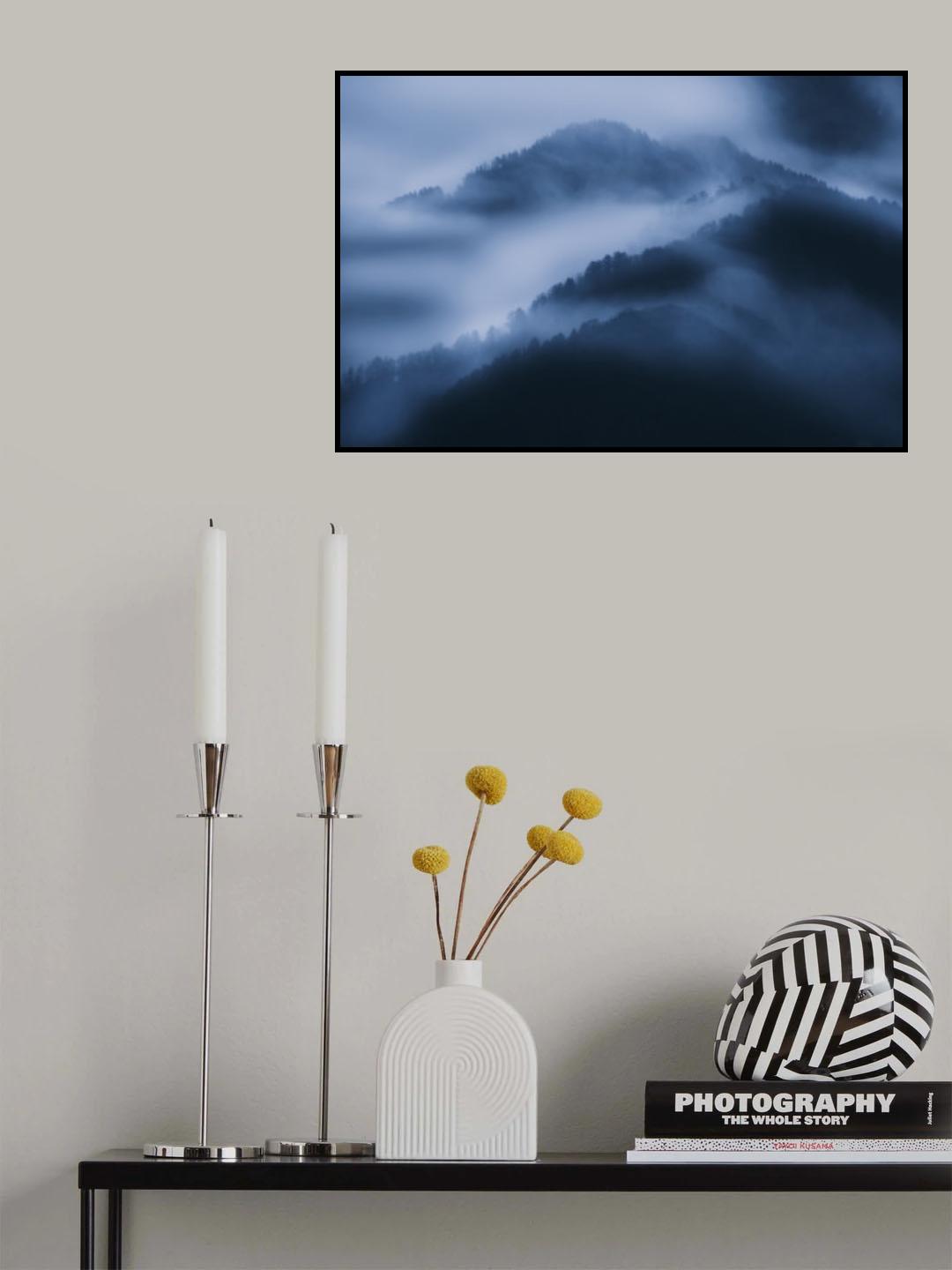 朝霧 Poster och Canvastavla
