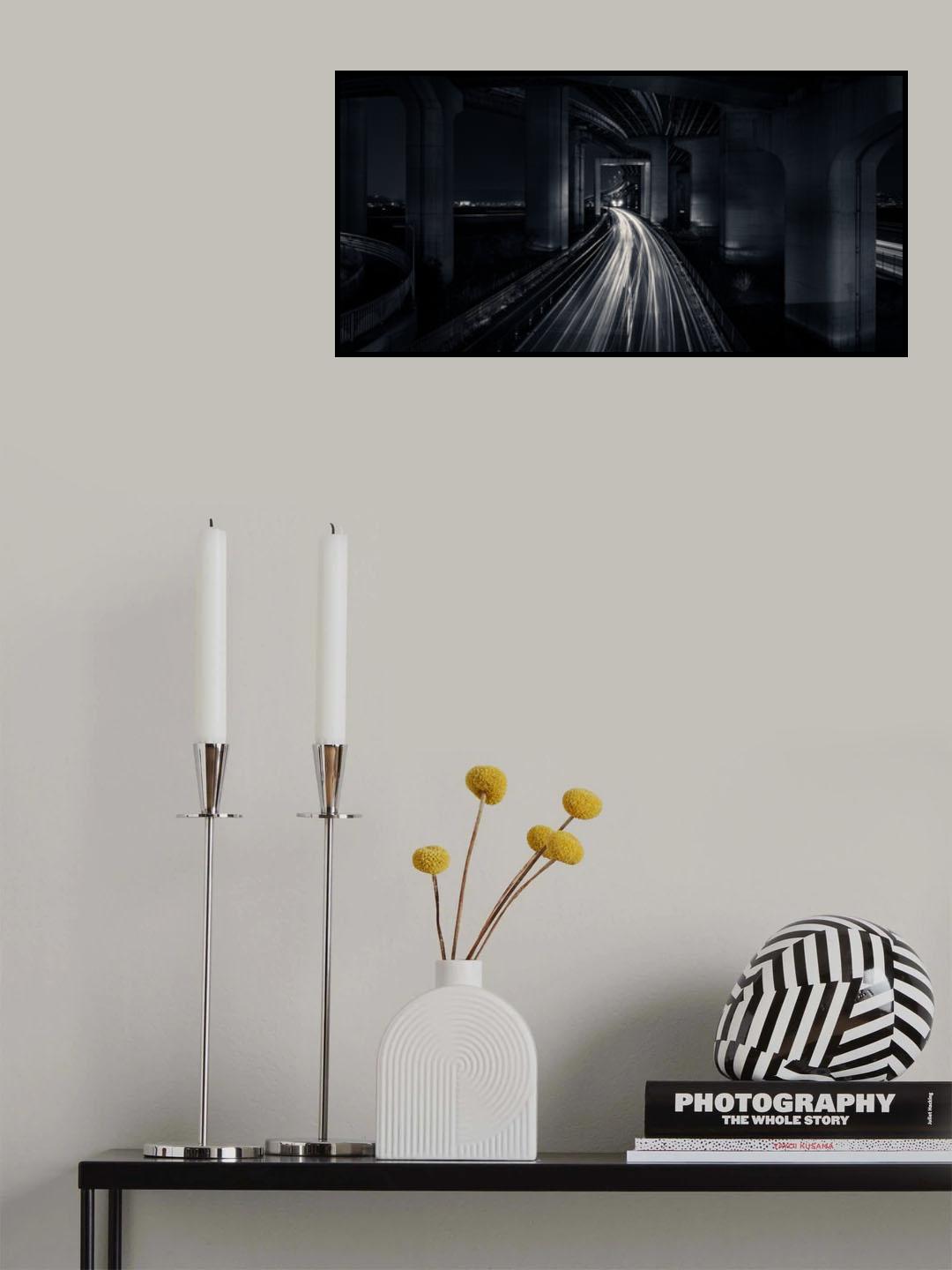 Night Forest Poster och Canvastavla