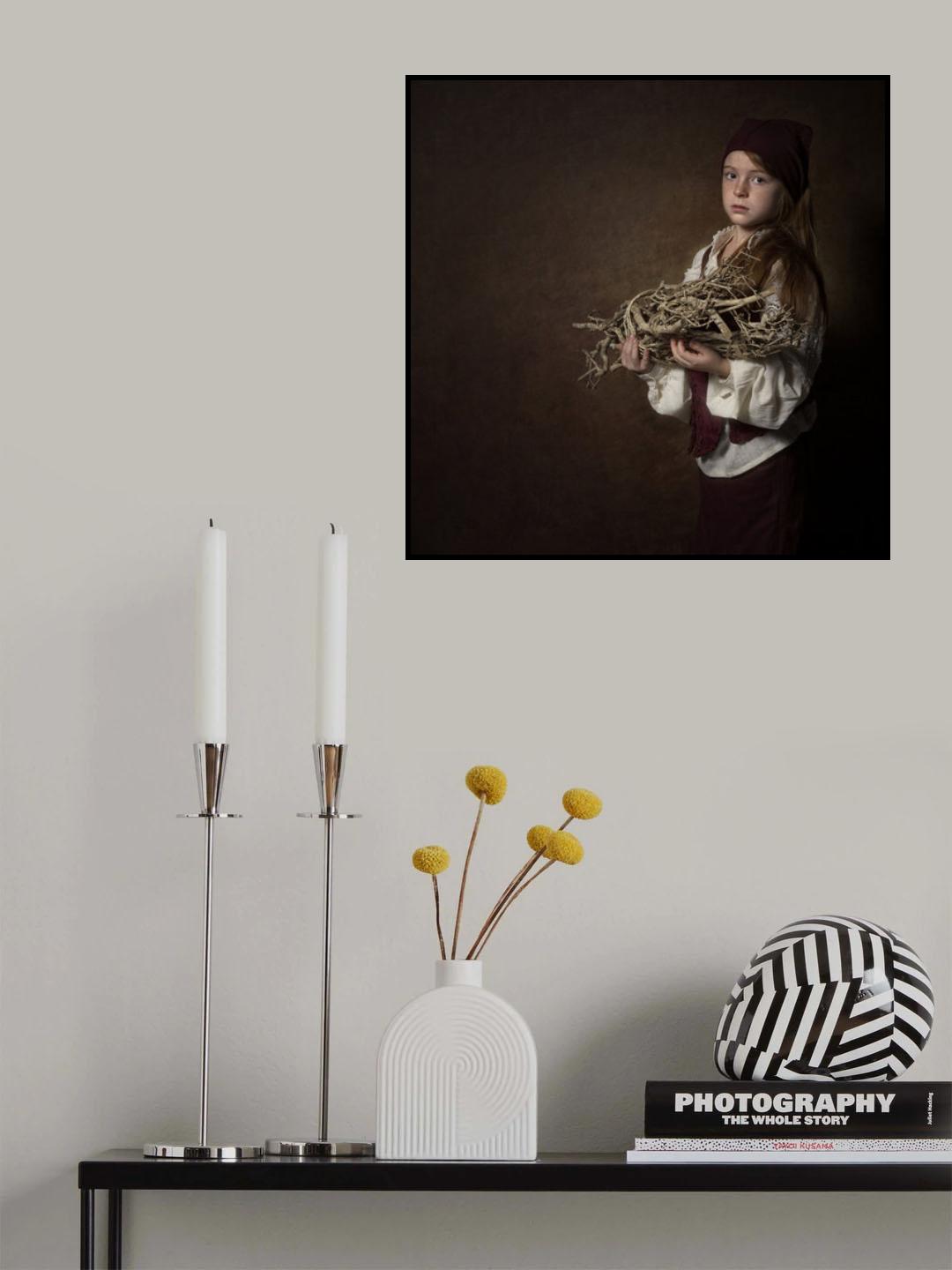 Old fashion girl Poster och Canvastavla