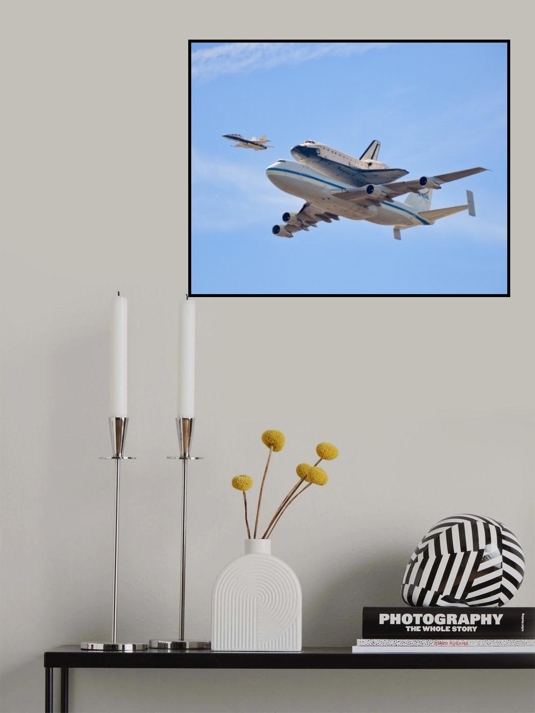 Flying into History Poster och Canvastavla