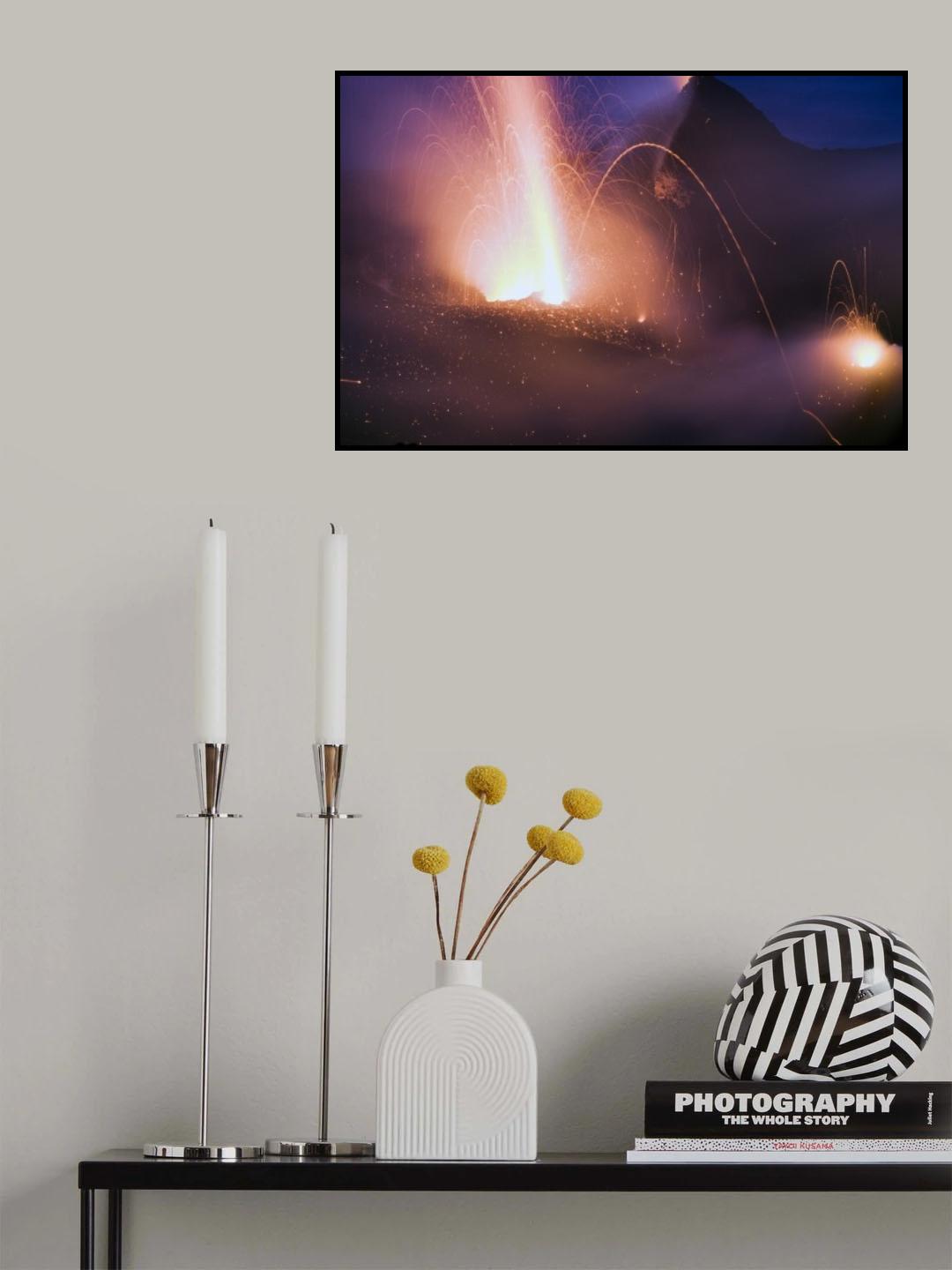 Volcano Poster och Canvastavla