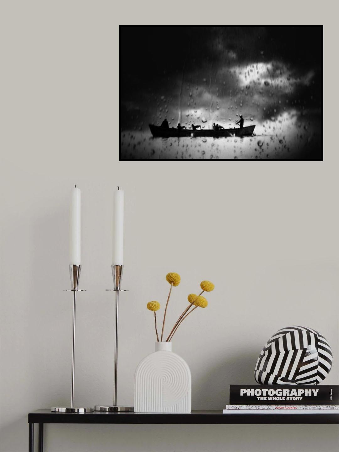 THE END OF THE FISHING DAY Poster och Canvastavla