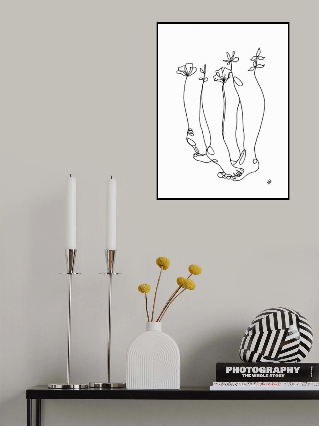 Tippy Toes Poster och Canvastavla