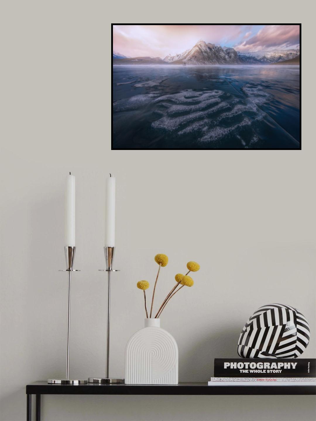 Banff in Winter Poster och Canvastavla