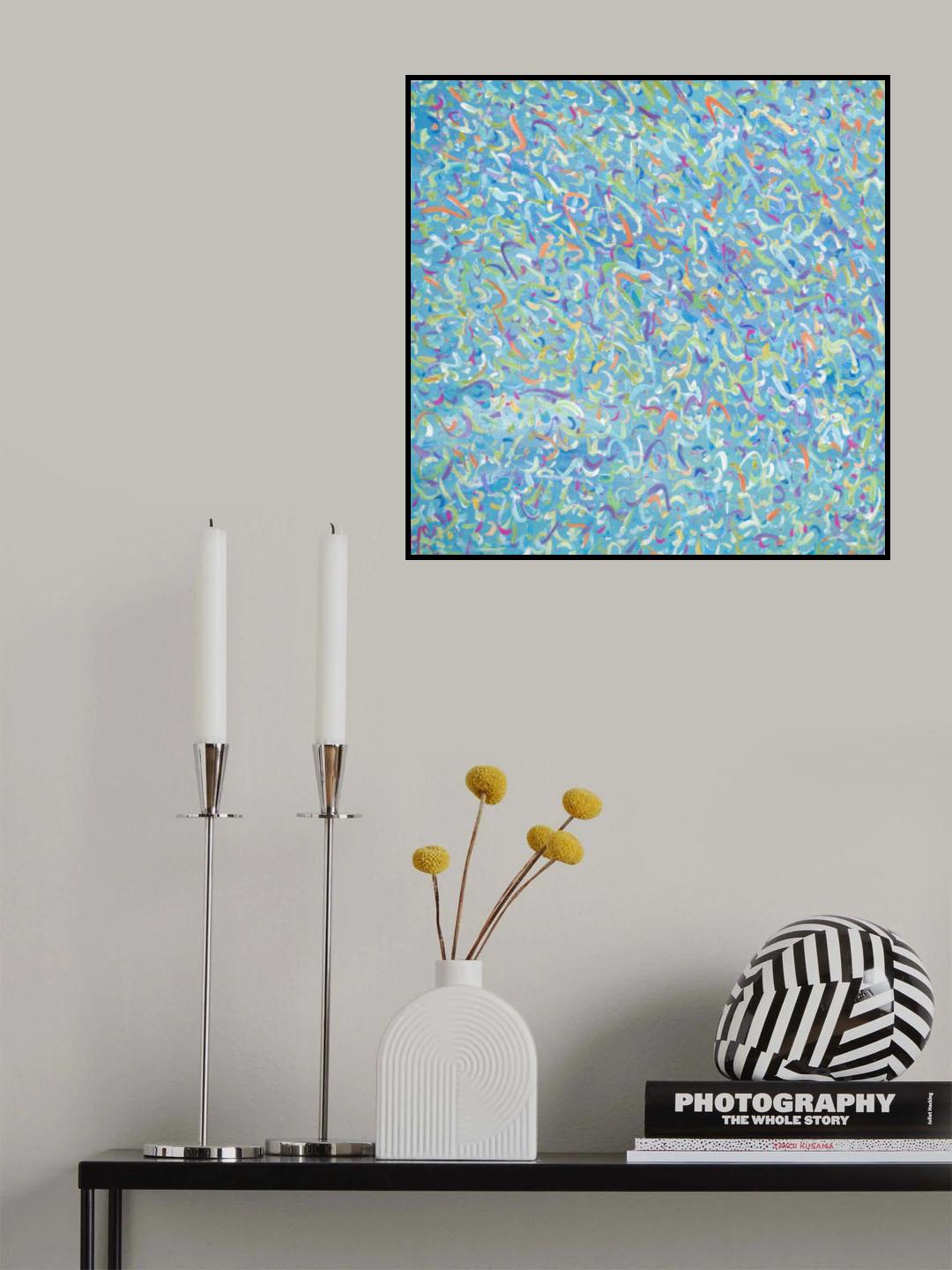 Broken Molecules Poster och Canvastavla
