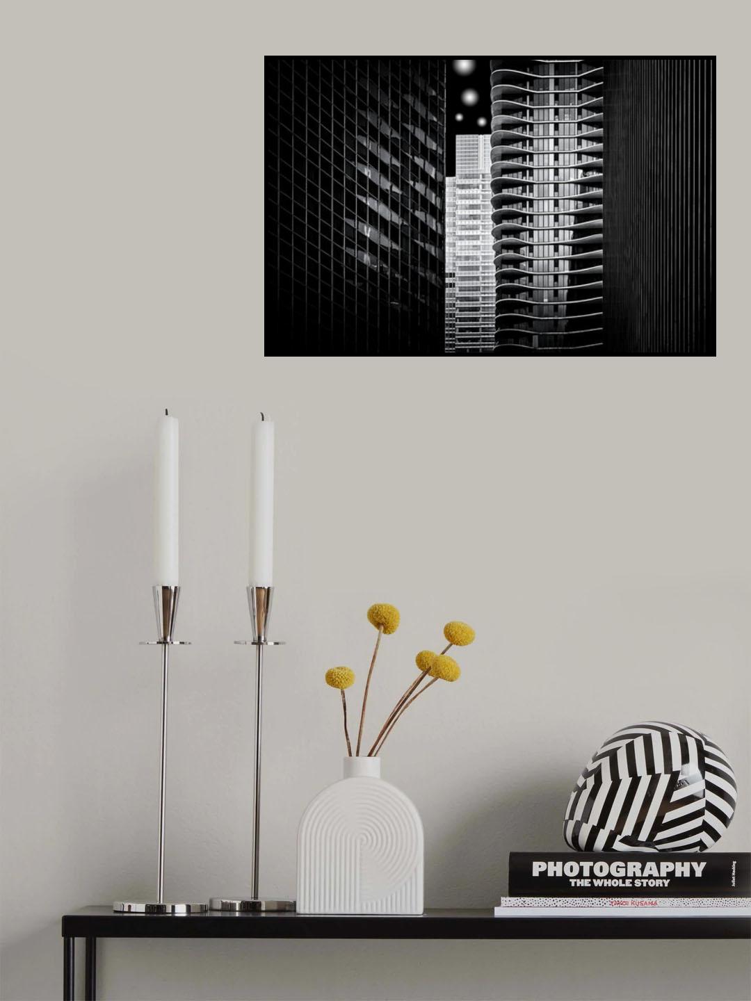 City Lights Poster och Canvastavla