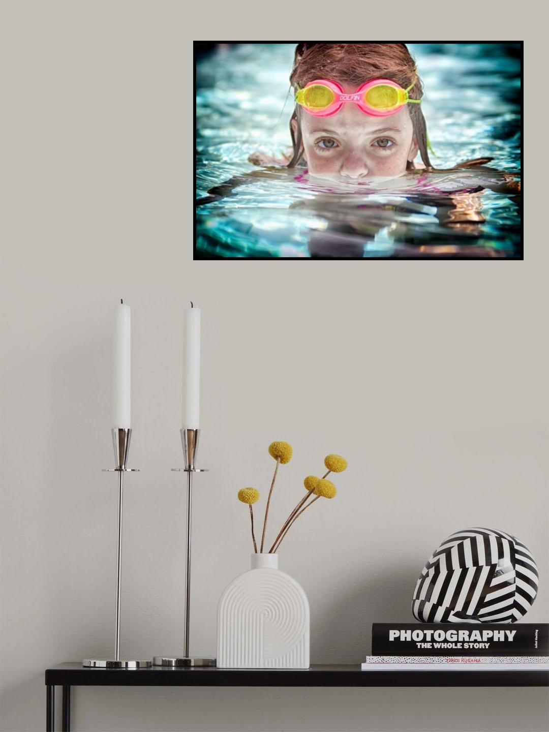 The Swimmer Poster och Canvastavla