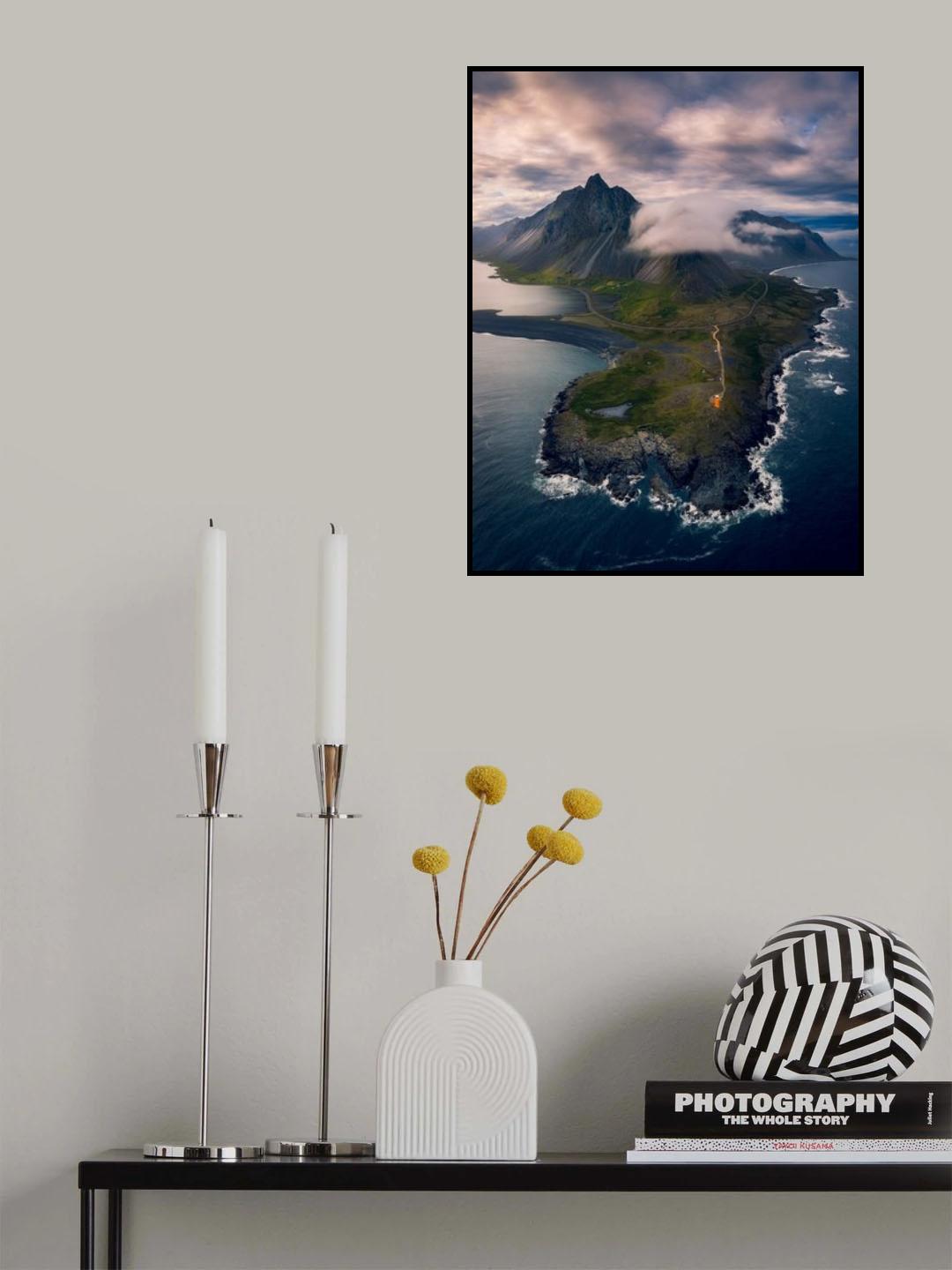 Eystrahorn after the storm Poster och Canvastavla