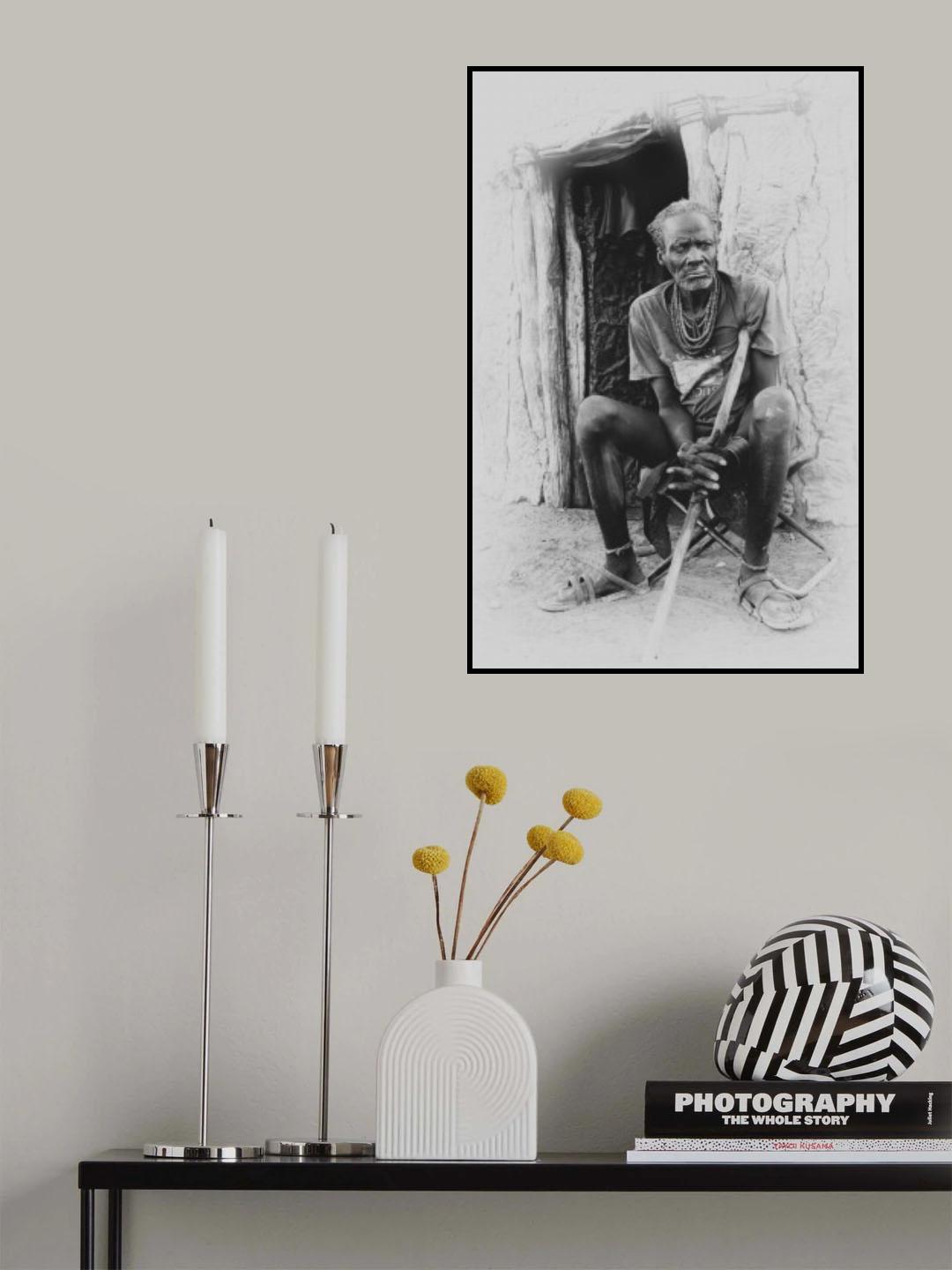 Himba Man Poster och Canvastavla