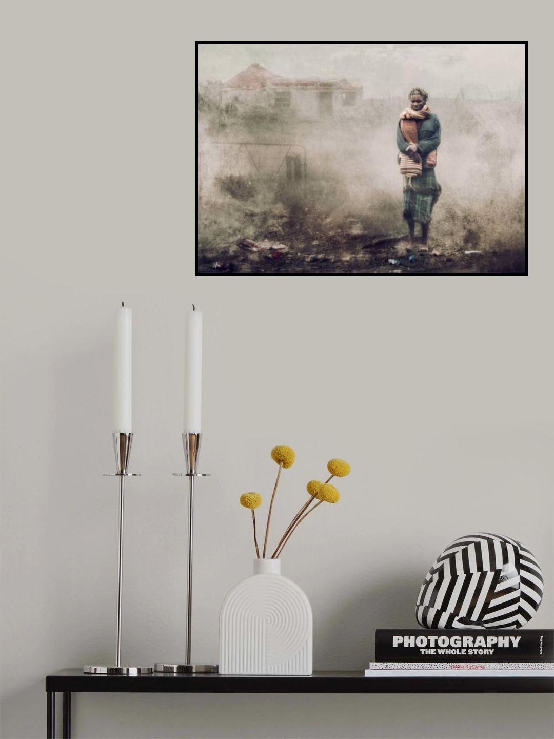 ‘....where the beginning and the end is written on your face...’ Poster och Canvastavla