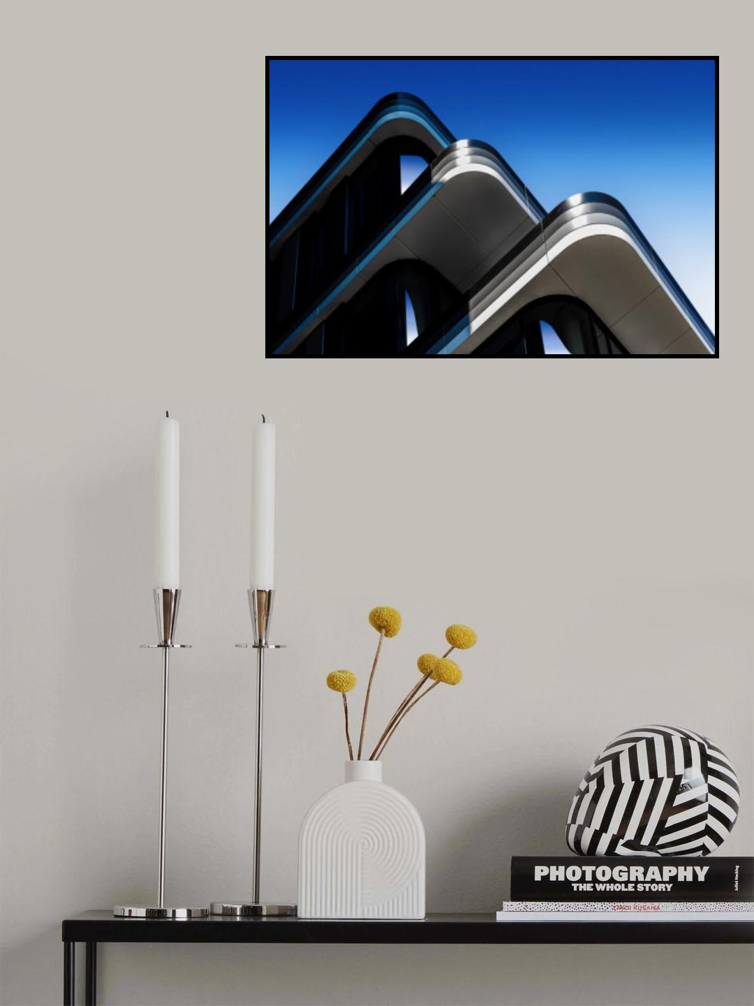 Lighted Waves Poster och Canvastavla