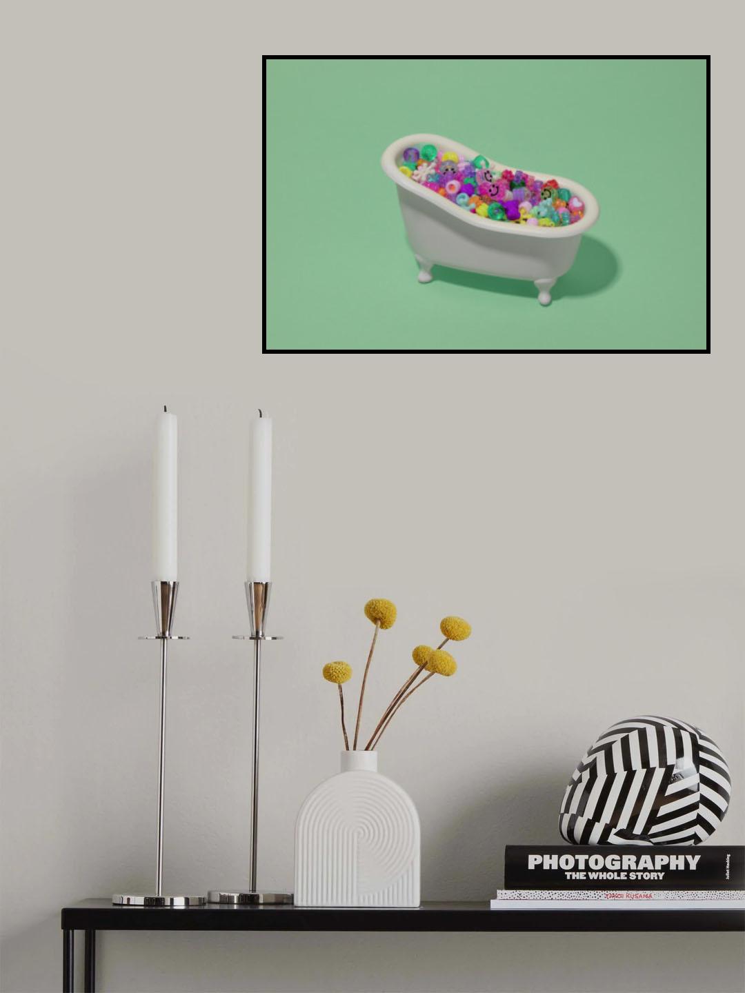 00's bath Poster och Canvastavla