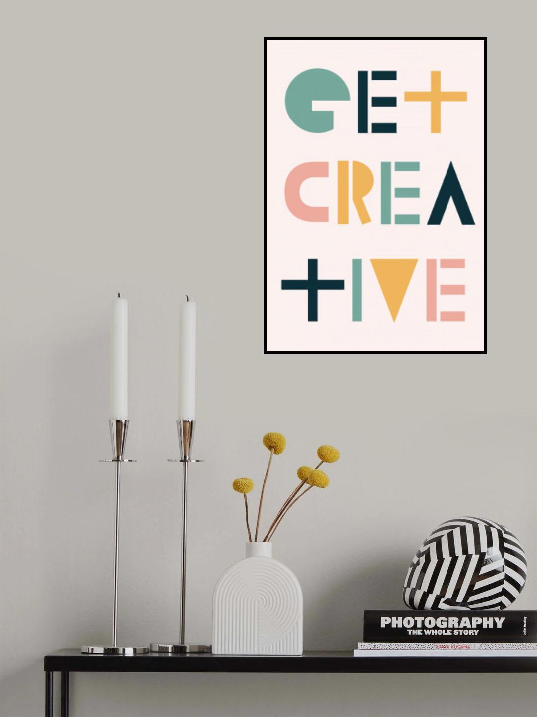 Get Creative Poster och Canvastavla
