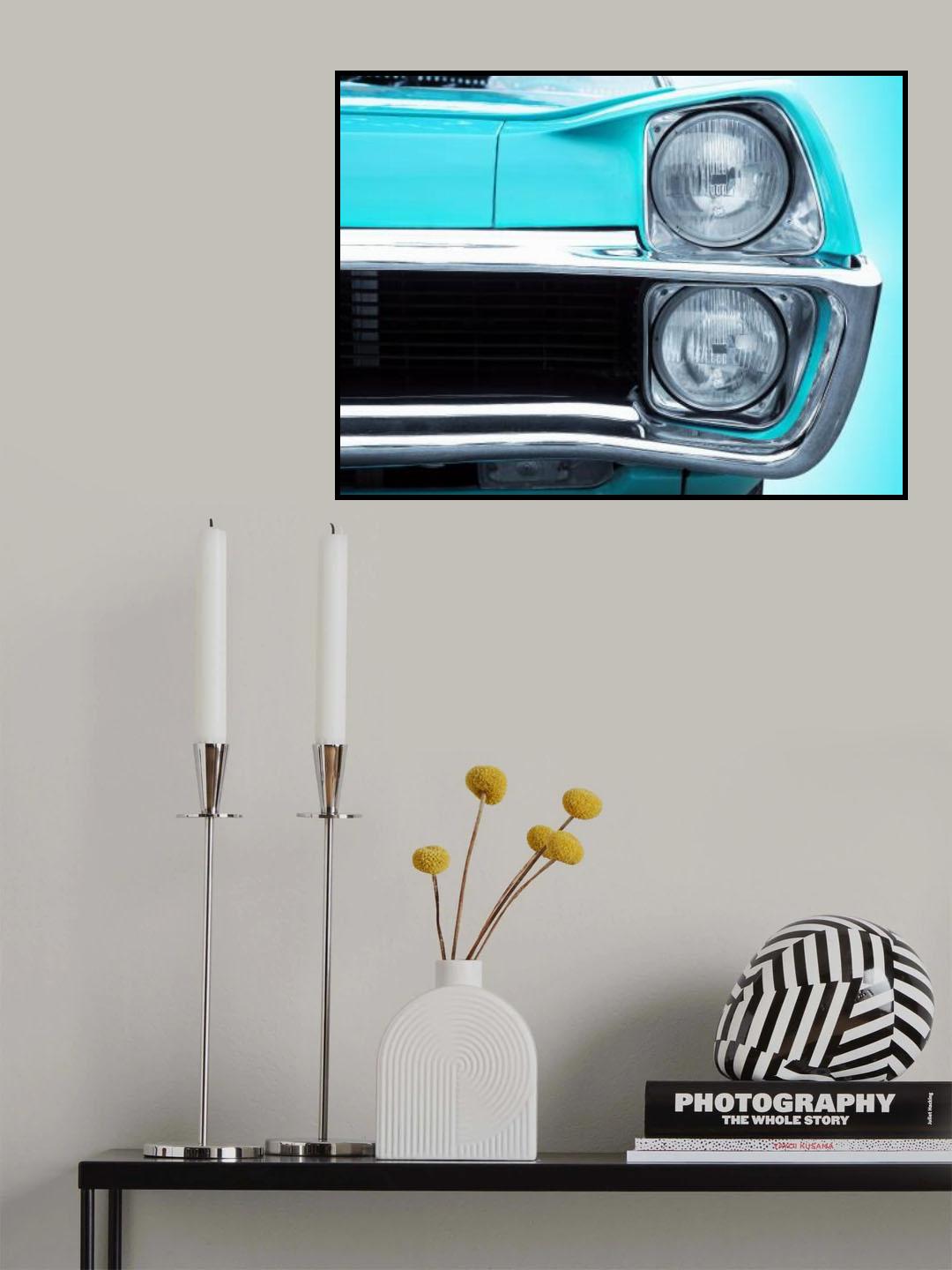 US classic car 1967 Catalina convertible Poster och Canvastavla