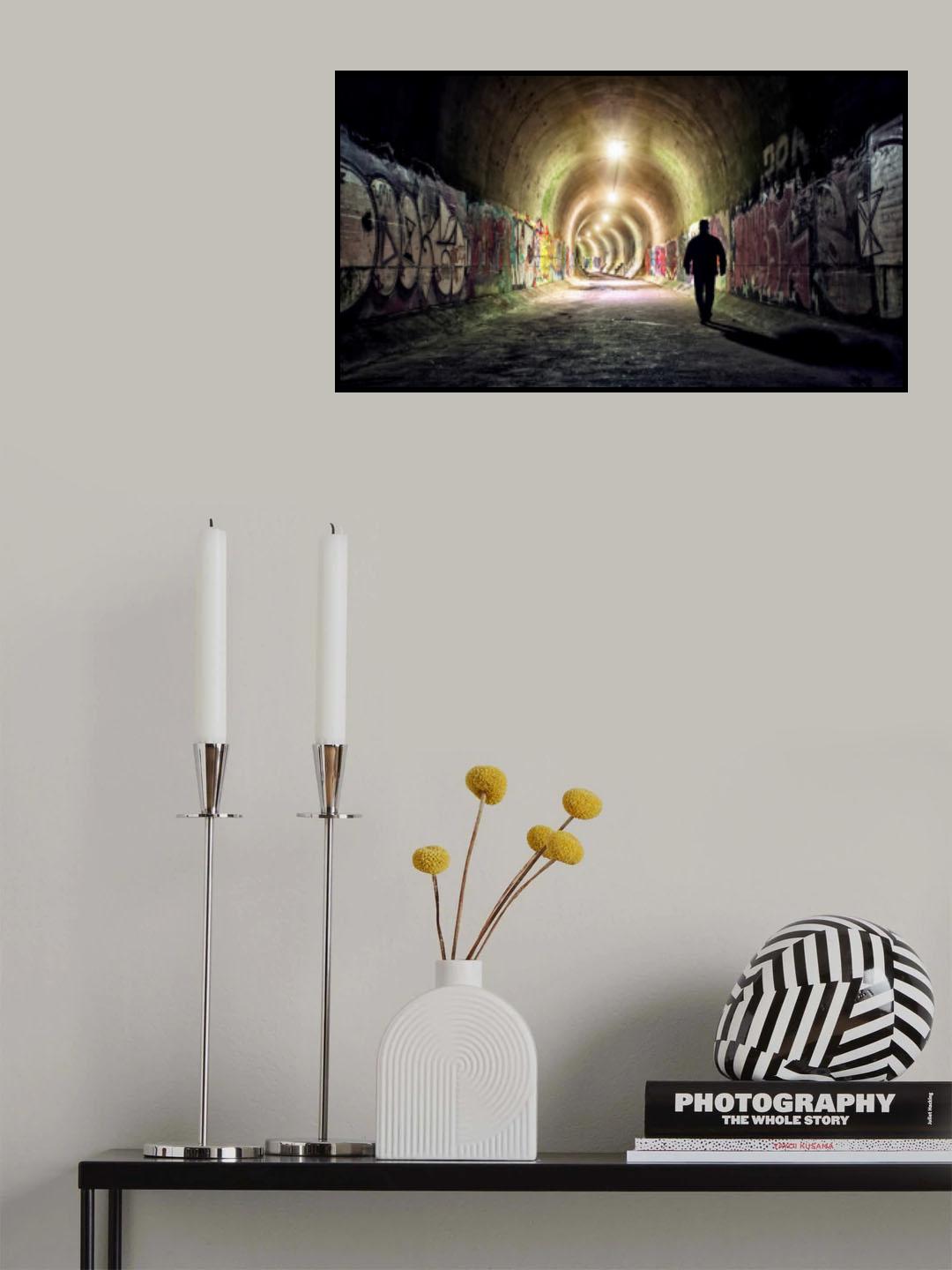 Graffiti walk. Poster och Canvastavla