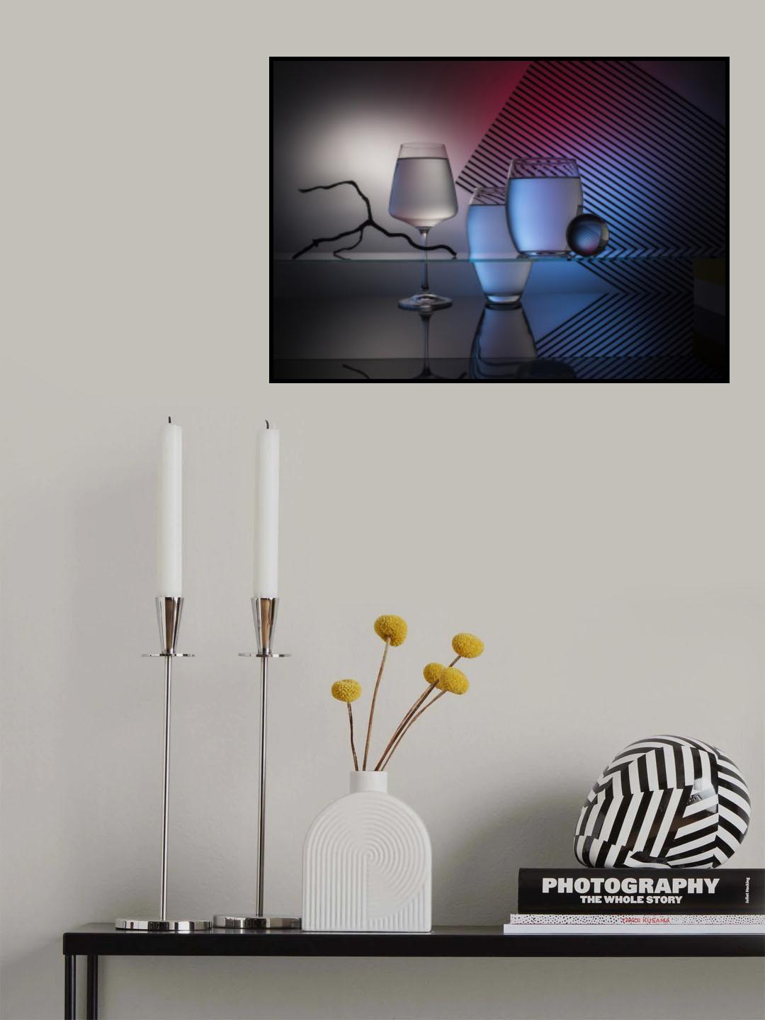 From the series "Experiments with glass" Poster och Canvastavla