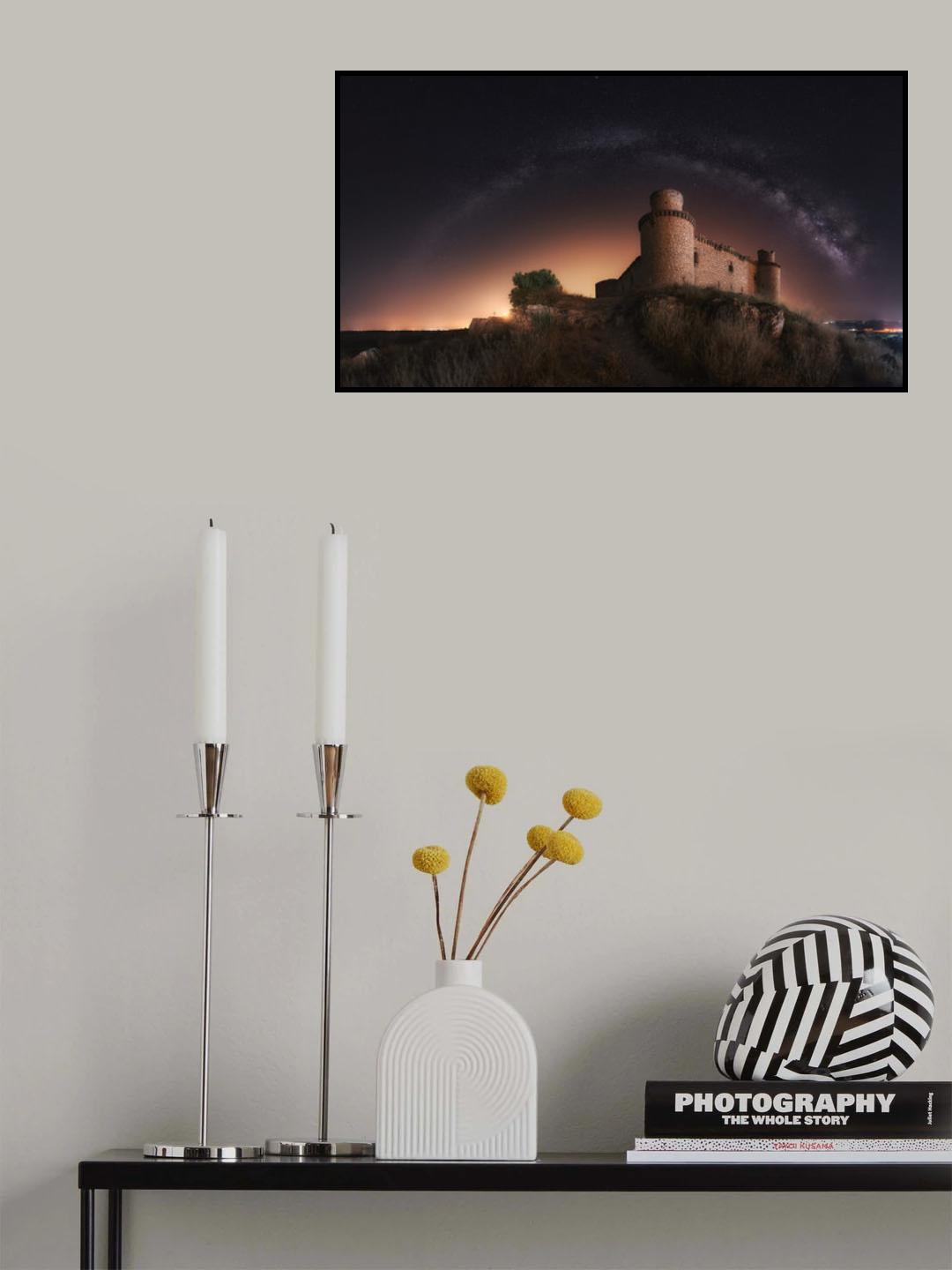 Night in the Old Castle Poster och Canvastavla