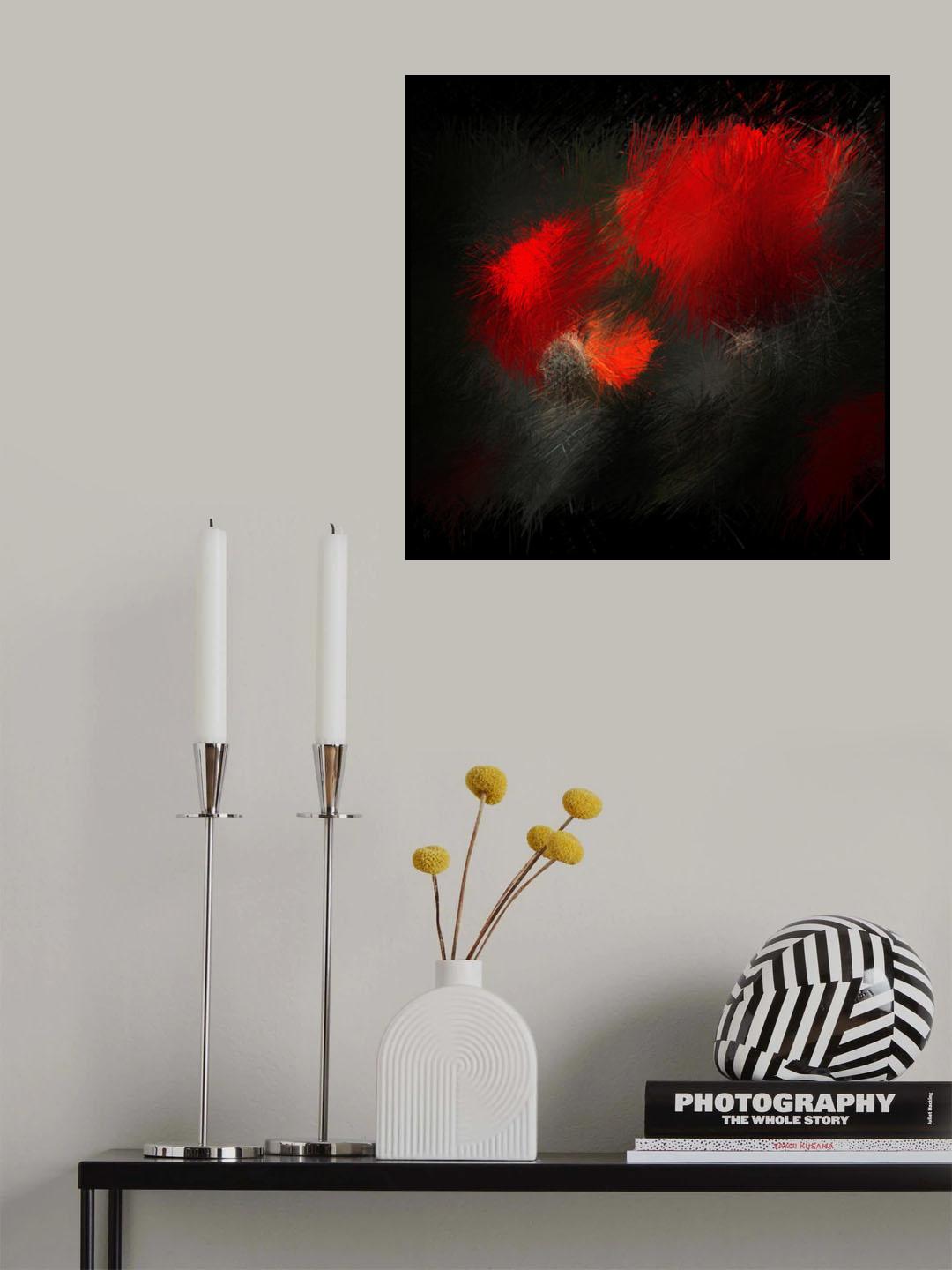 fireworks in nature Poster och Canvastavla