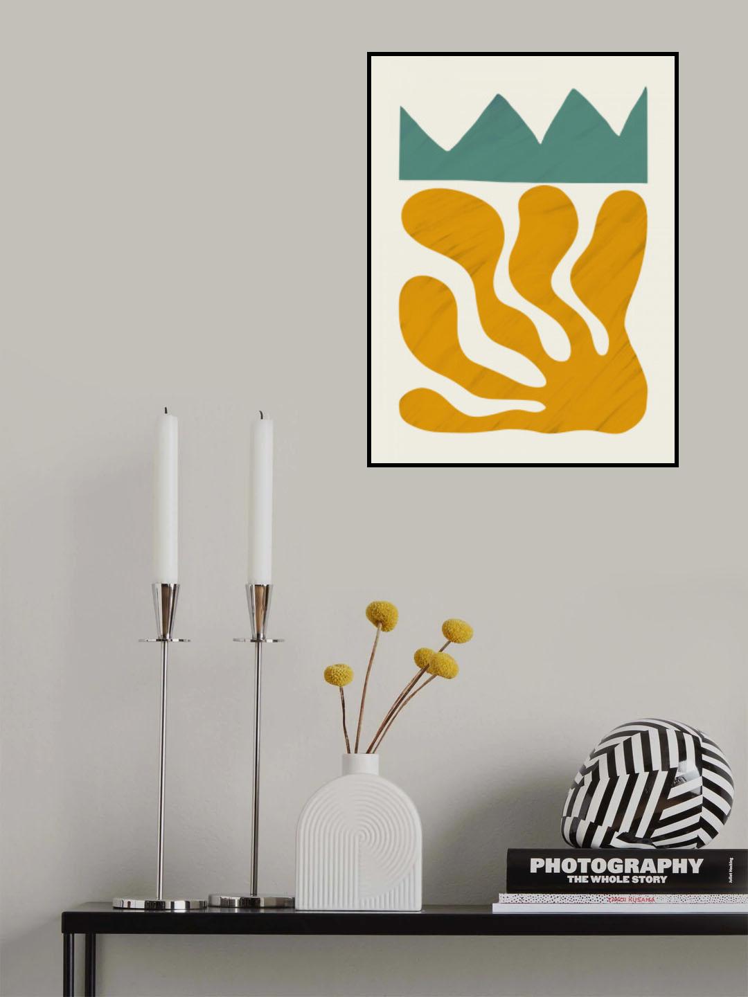 Seagrass and Coral Poster och Canvastavla