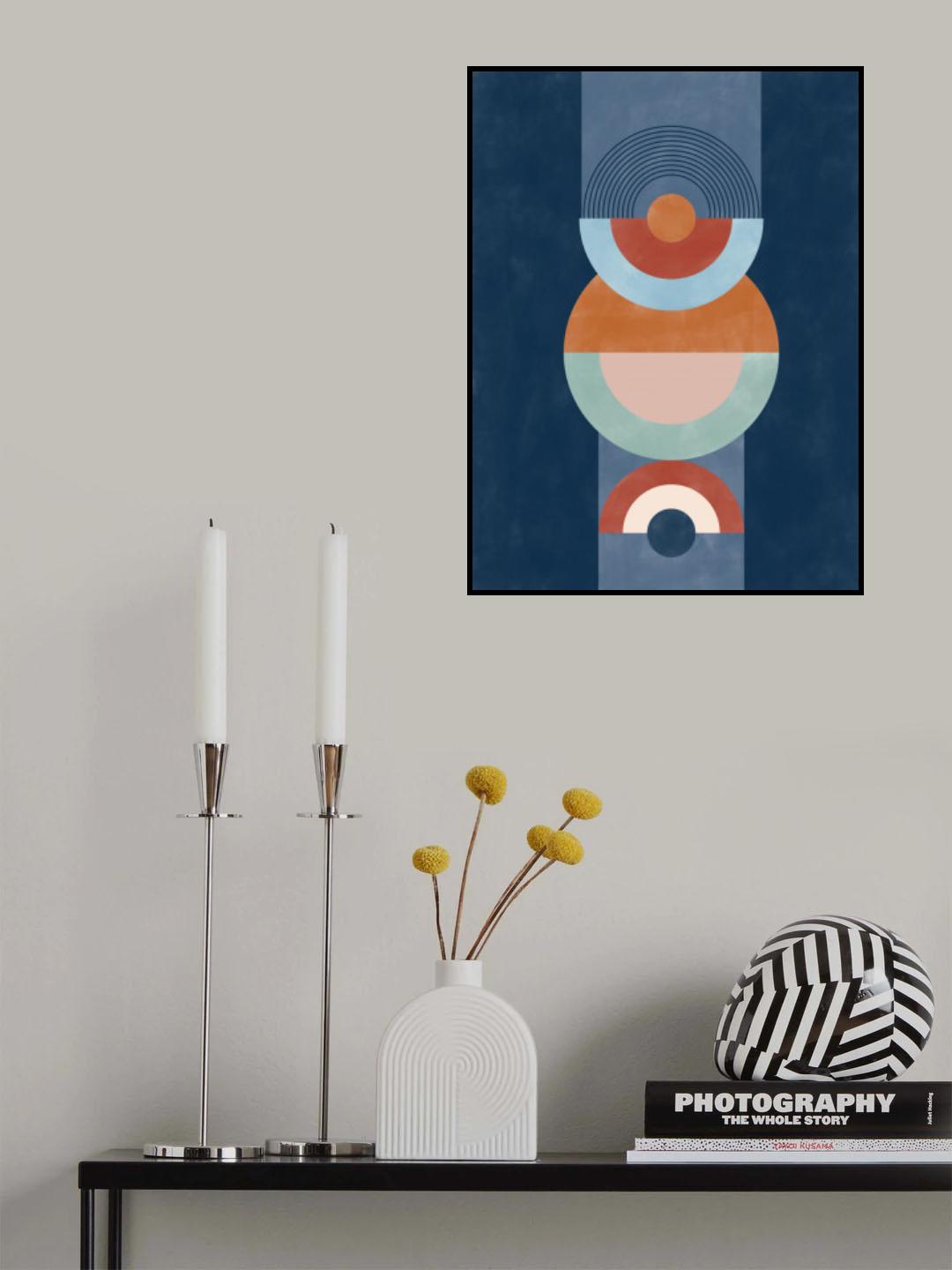 3x4 Aspectratiobluerust51 Poster och Canvastavla