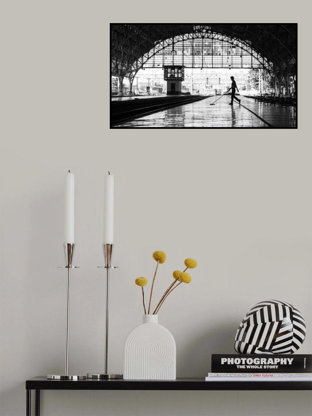 Clean the floor Poster och Canvastavla