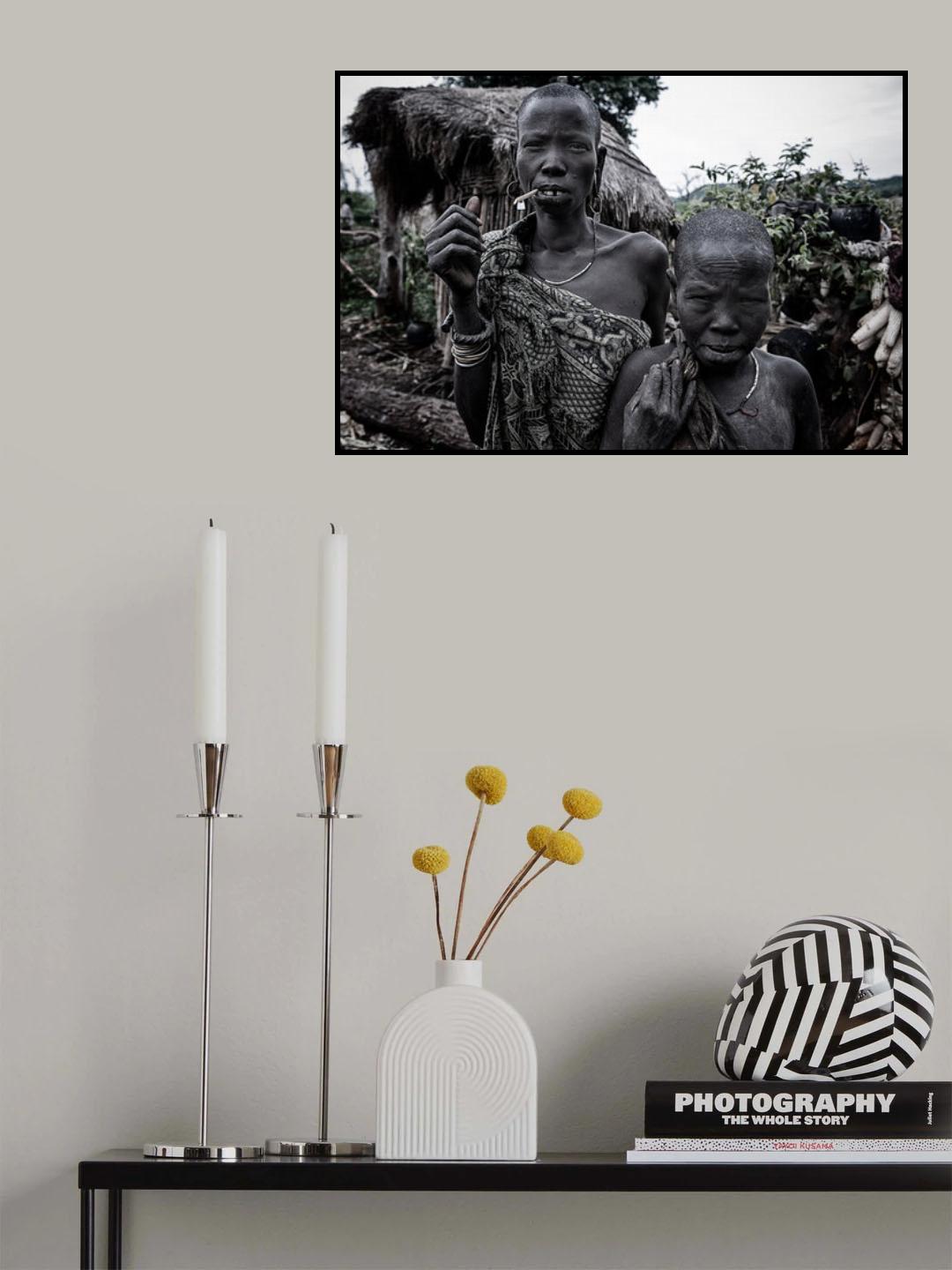 Mother and daughter - Ethiopia Poster och Canvastavla